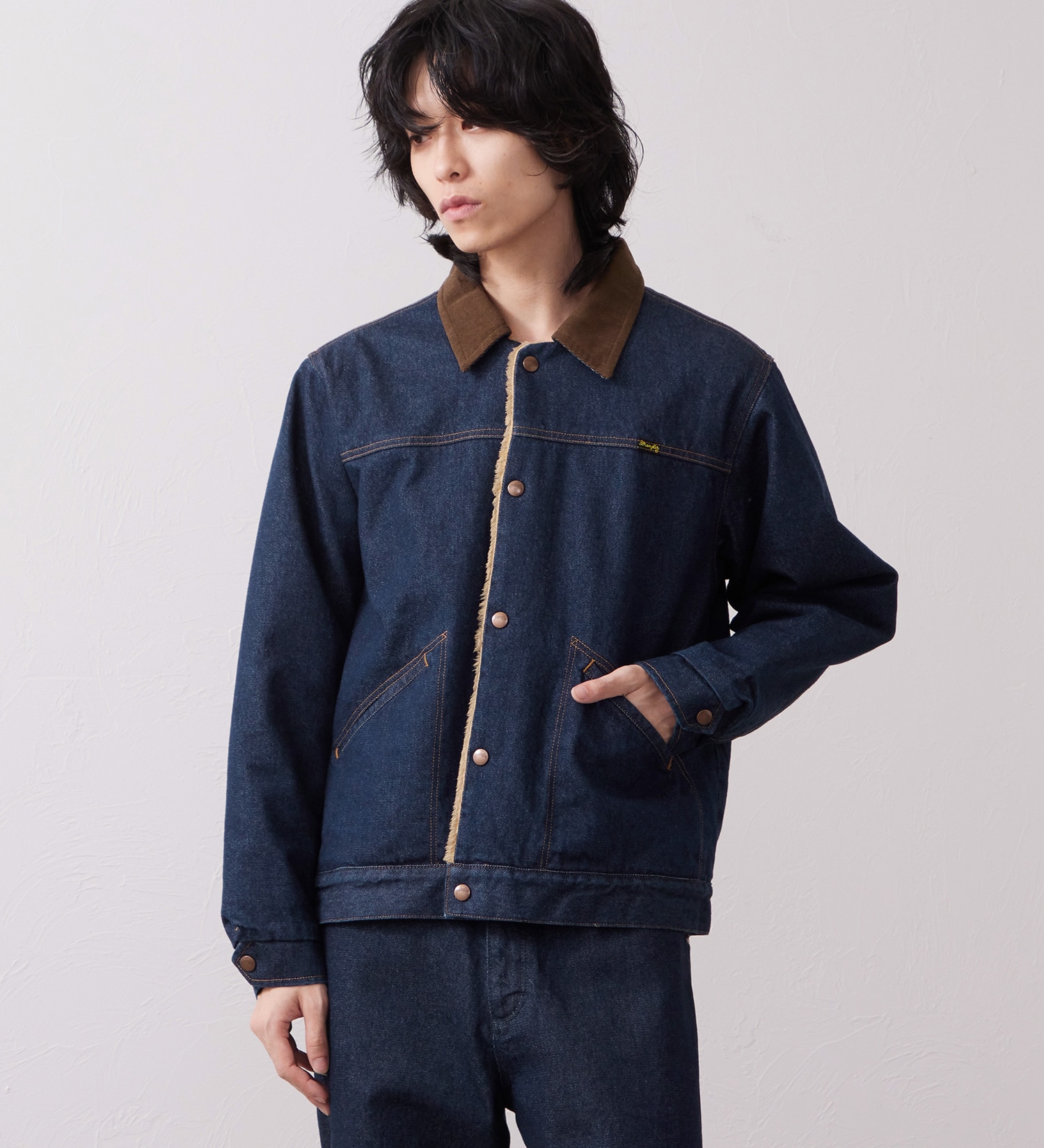 Wrangler(ラングラー)のSHORT BOA JACKET / ショートボアジャケット デニム|ジャケット/アウター/デニムジャケット/メンズ|インディゴブルー