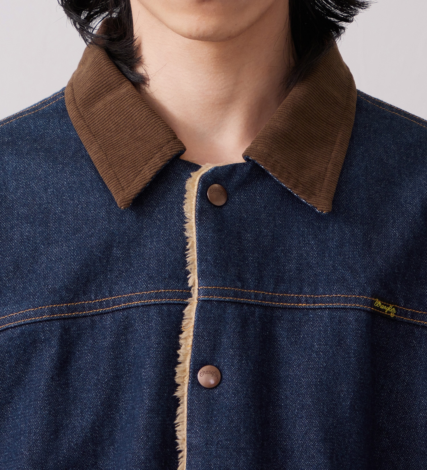 Wrangler(ラングラー)のSHORT BOA JACKET / ショートボアジャケット デニム|ジャケット/アウター/デニムジャケット/メンズ|インディゴブルー