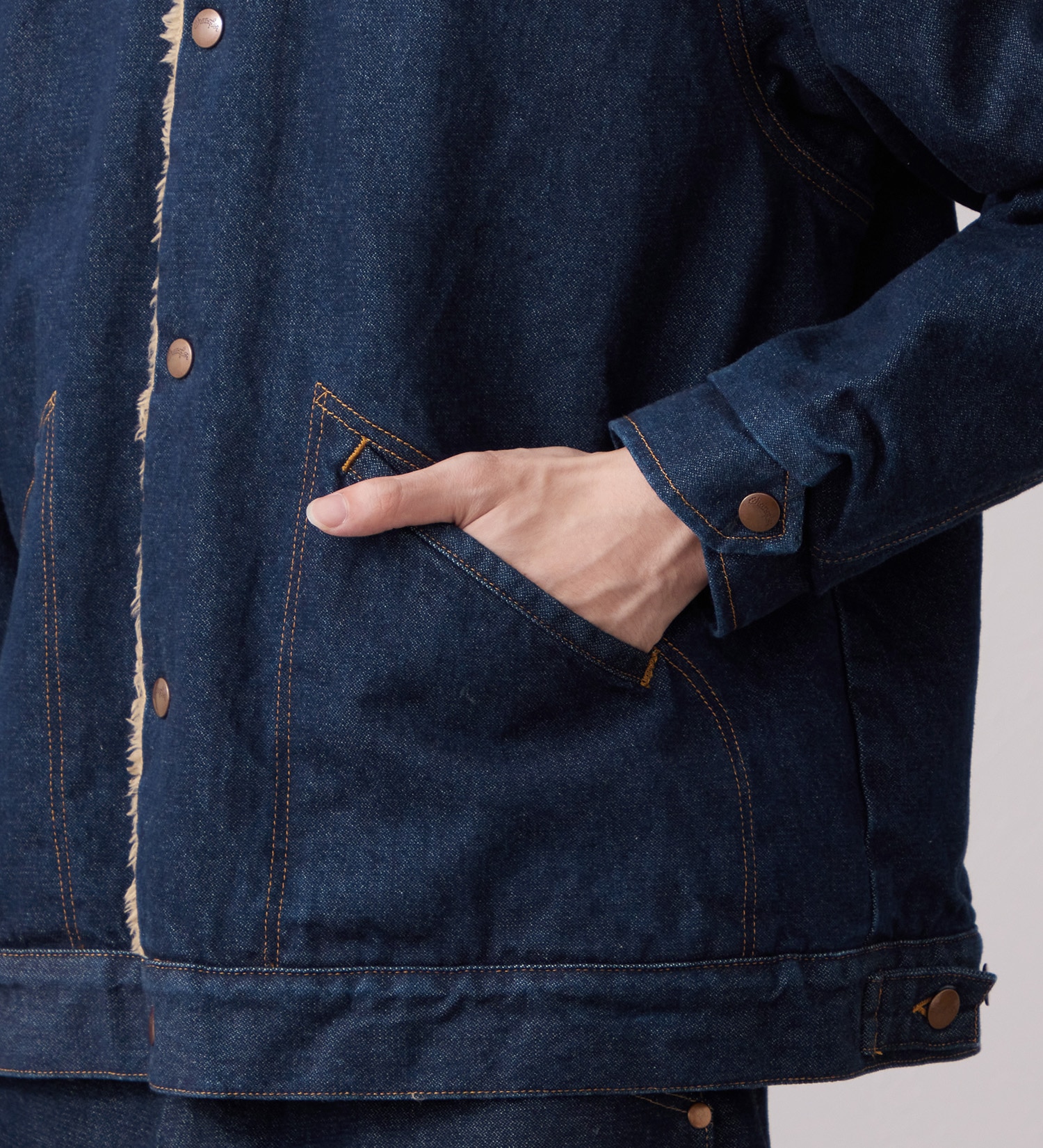 Wrangler(ラングラー)のSHORT BOA JACKET / ショートボアジャケット デニム|ジャケット/アウター/デニムジャケット/メンズ|インディゴブルー