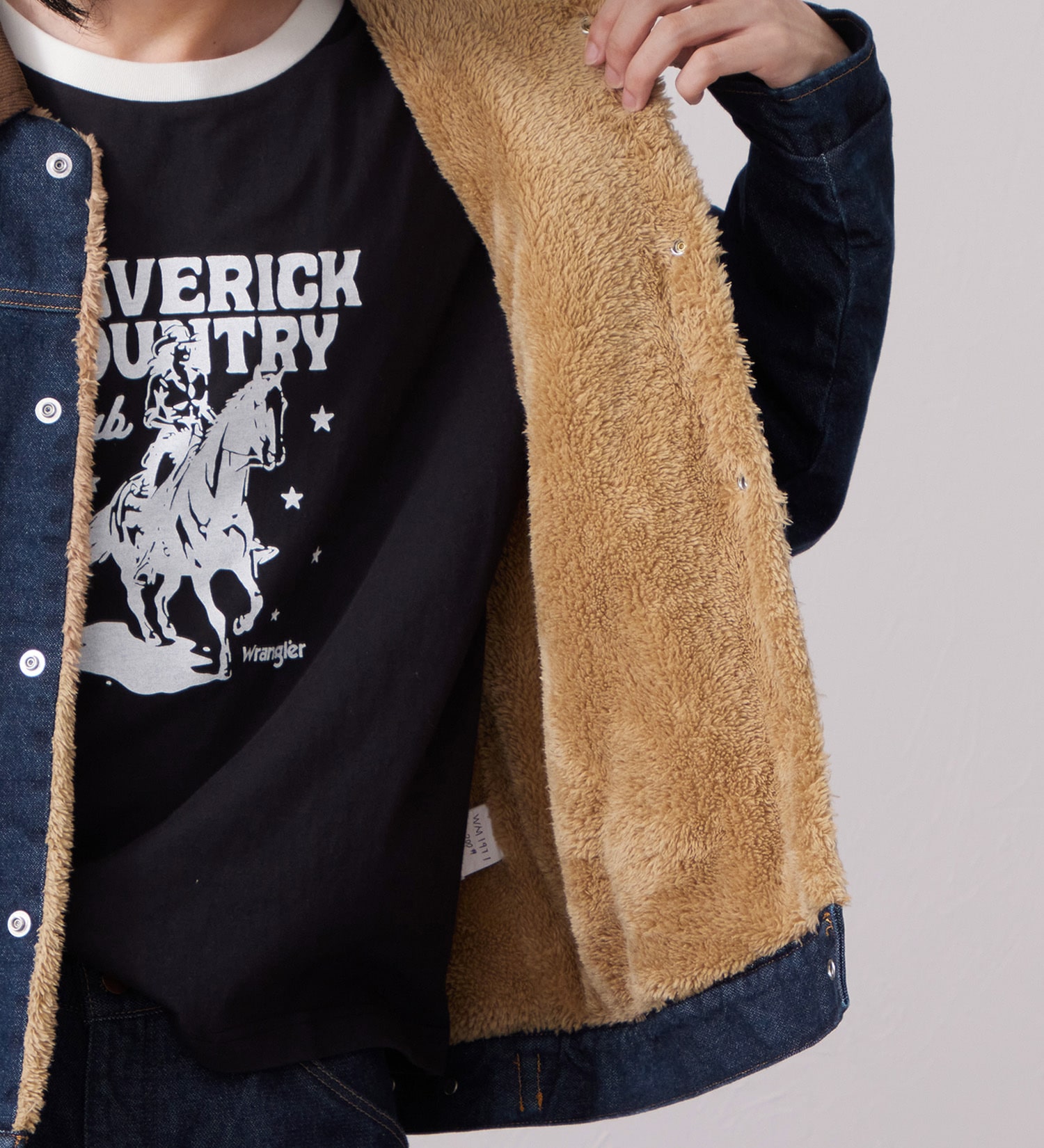 Wrangler(ラングラー)のSHORT BOA JACKET / ショートボアジャケット デニム|ジャケット/アウター/デニムジャケット/メンズ|インディゴブルー
