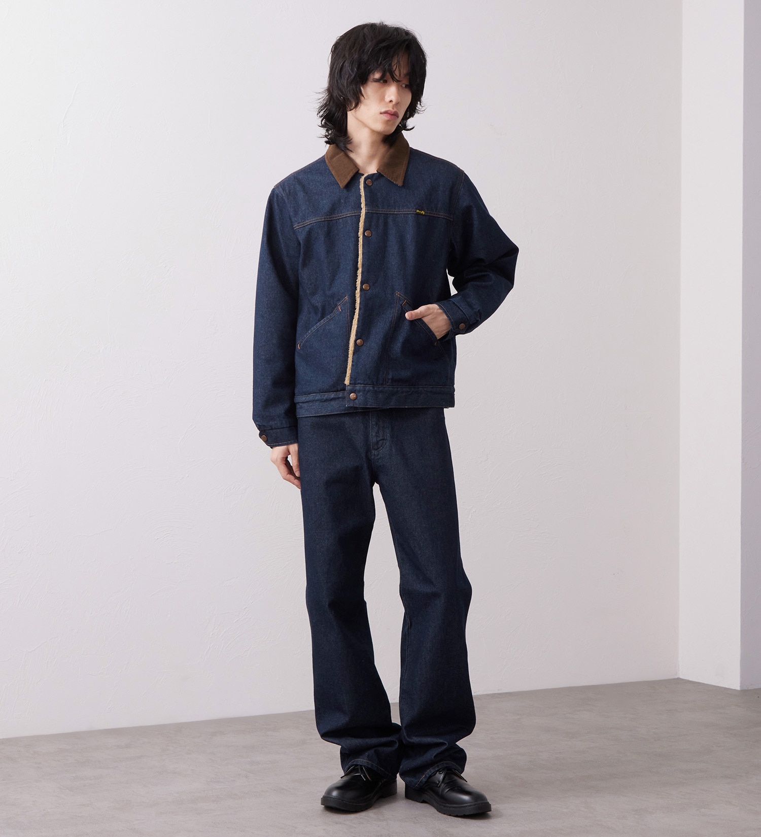 Wrangler(ラングラー)のSHORT BOA JACKET / ショートボアジャケット デニム|ジャケット/アウター/デニムジャケット/メンズ|インディゴブルー