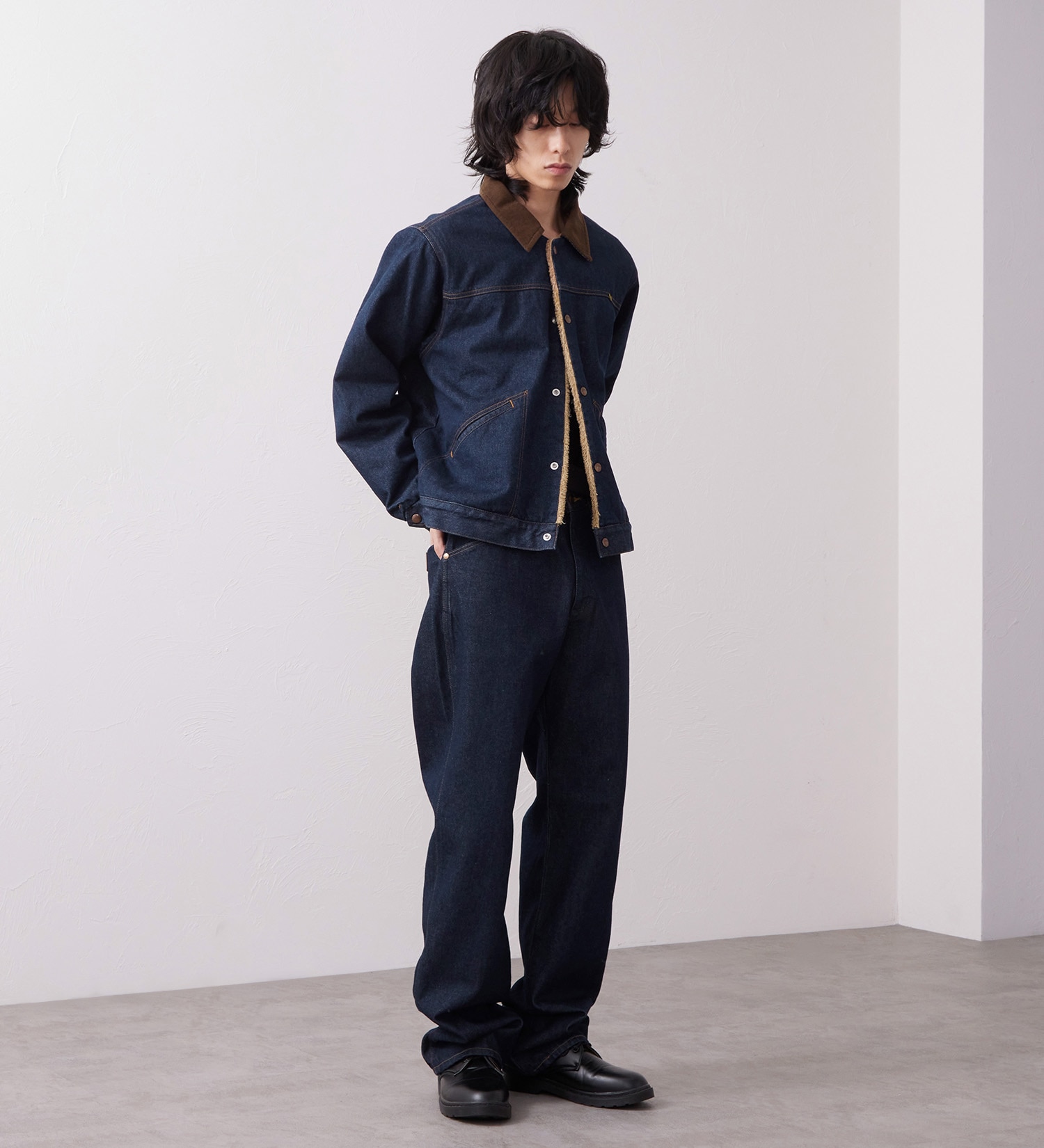 Wrangler(ラングラー)のSHORT BOA JACKET / ショートボアジャケット デニム|ジャケット/アウター/デニムジャケット/メンズ|インディゴブルー