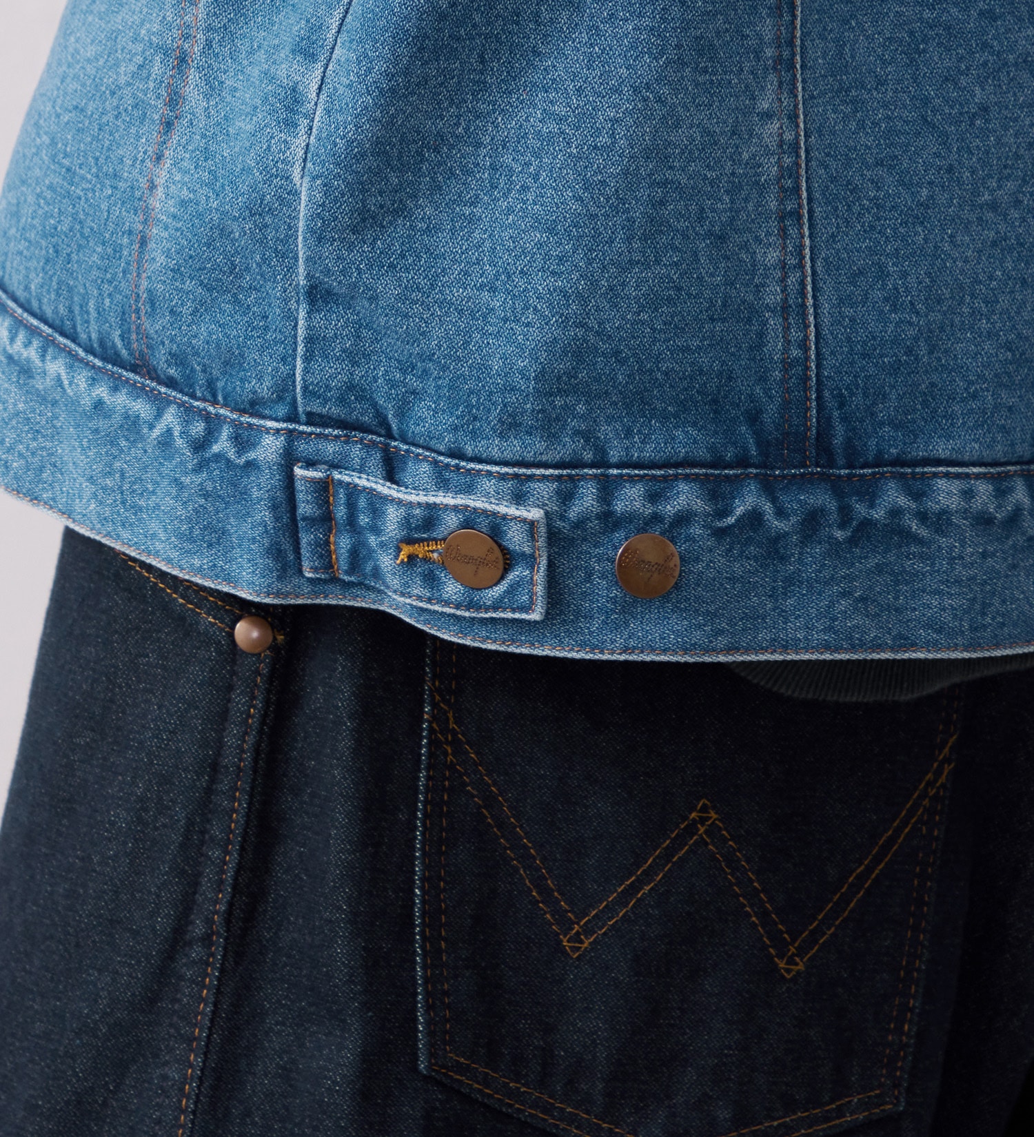 Wrangler(ラングラー)のSHORT BOA JACKET / ショートボアジャケット デニム|ジャケット/アウター/デニムジャケット/メンズ|中色ブルー