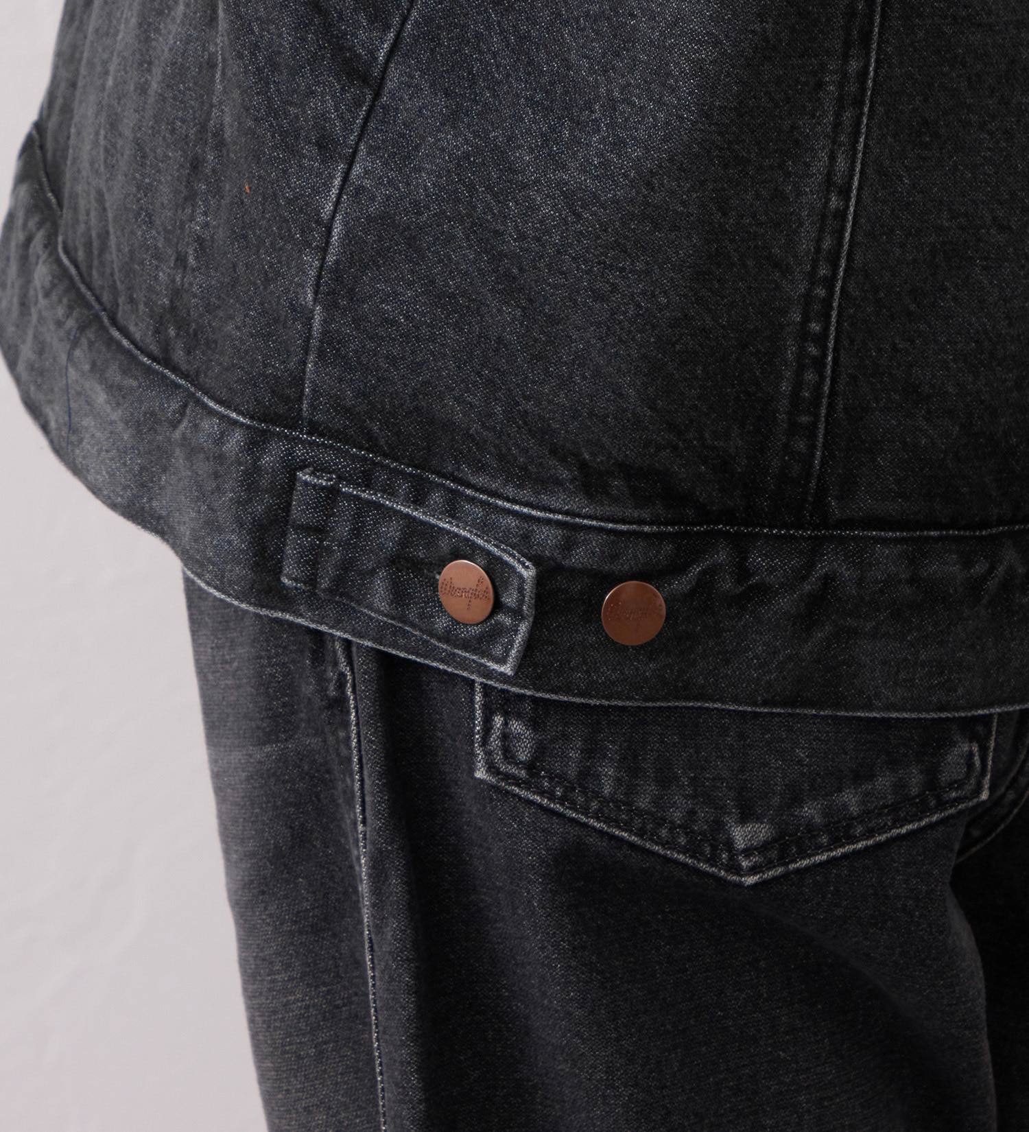 Wrangler(ラングラー)のSHORT BOA JACKET / ショートボアジャケット デニム|ジャケット/アウター/デニムジャケット/メンズ|ブラックデニム