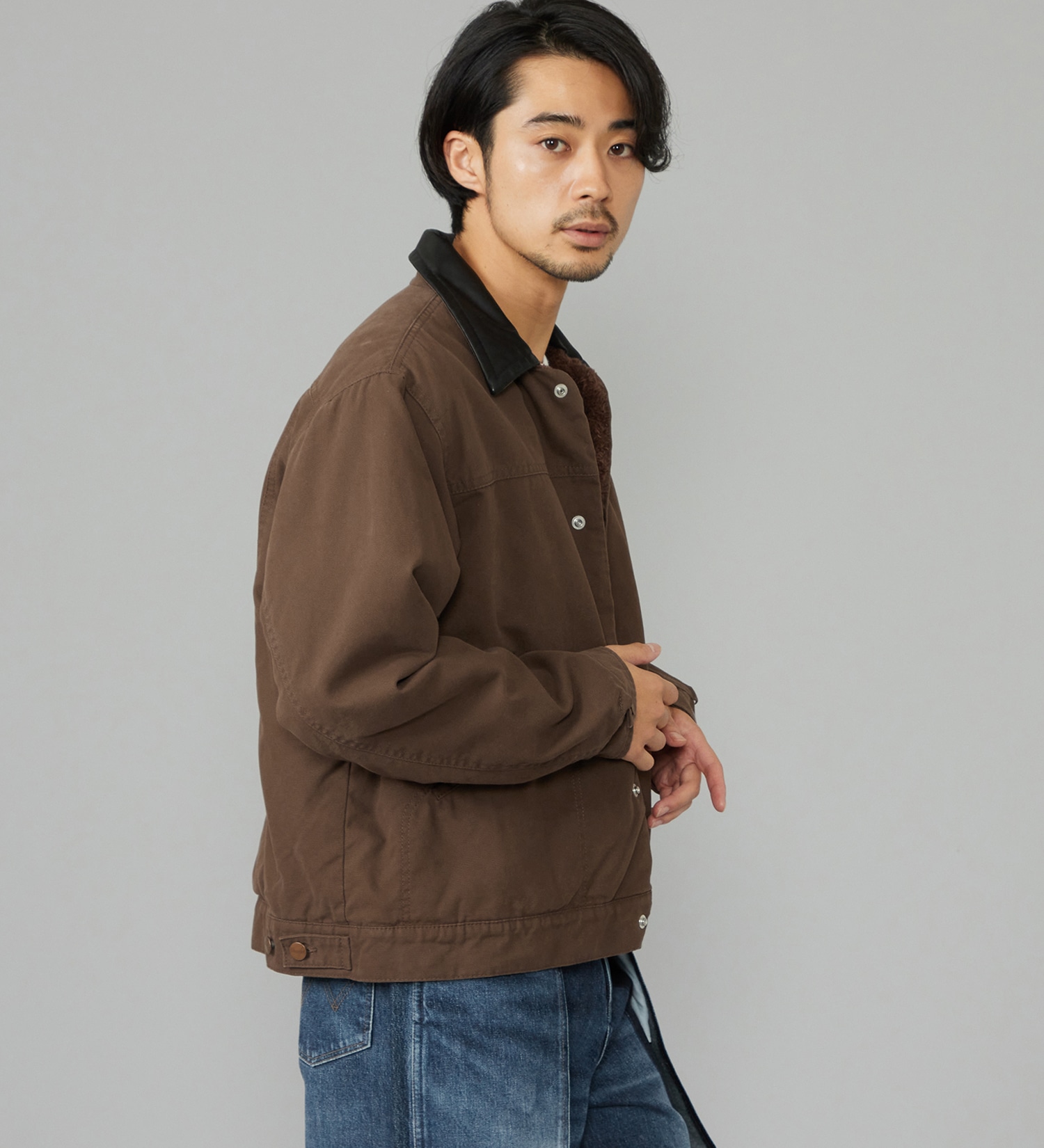 Wrangler(ラングラー)のSHORT BOA JACKET / ショートボアジャケット ダック素材|ジャケット/アウター/その他アウター/メンズ|ブラウン