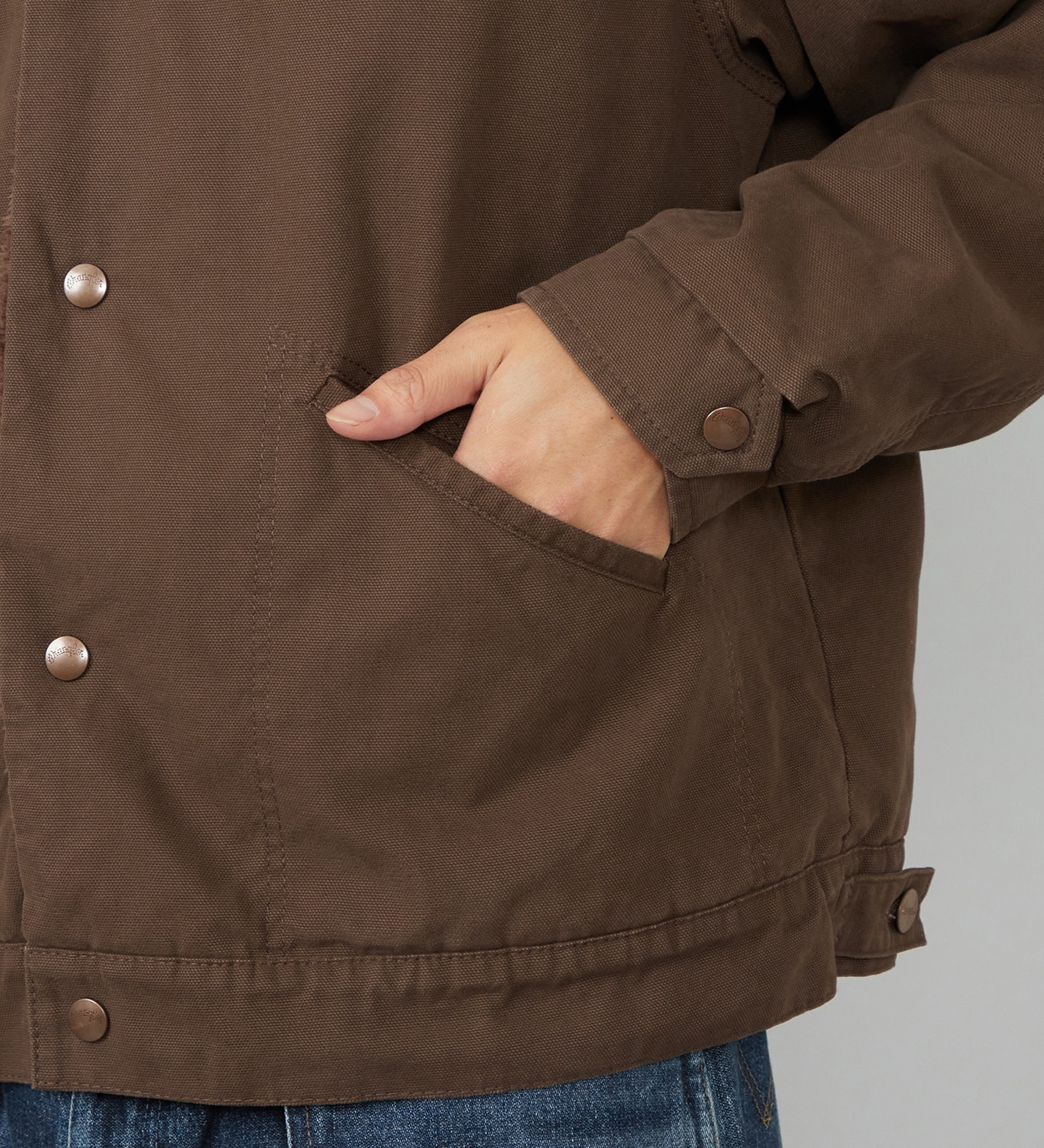 Wrangler(ラングラー)のSHORT BOA JACKET / ショートボアジャケット ダック素材|ジャケット/アウター/その他アウター/メンズ|ブラウン