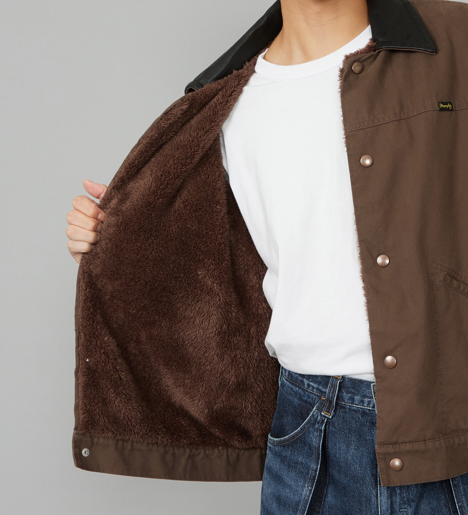 Wrangler(ラングラー)のSHORT BOA JACKET / ショートボアジャケット ダック素材|ジャケット/アウター/その他アウター/メンズ|ブラウン