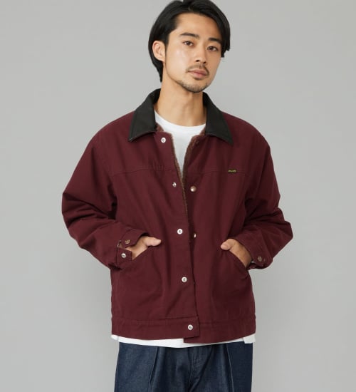 Wrangler(ラングラー)のSHORT BOA JACKET / ショートボアジャケット ダック素材|ジャケット/アウター/その他アウター/メンズ|ワイン