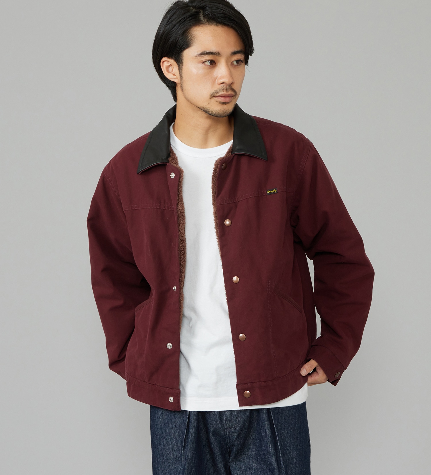 Wrangler(ラングラー)のSHORT BOA JACKET / ショートボアジャケット ダック素材|ジャケット/アウター/その他アウター/メンズ|ワイン