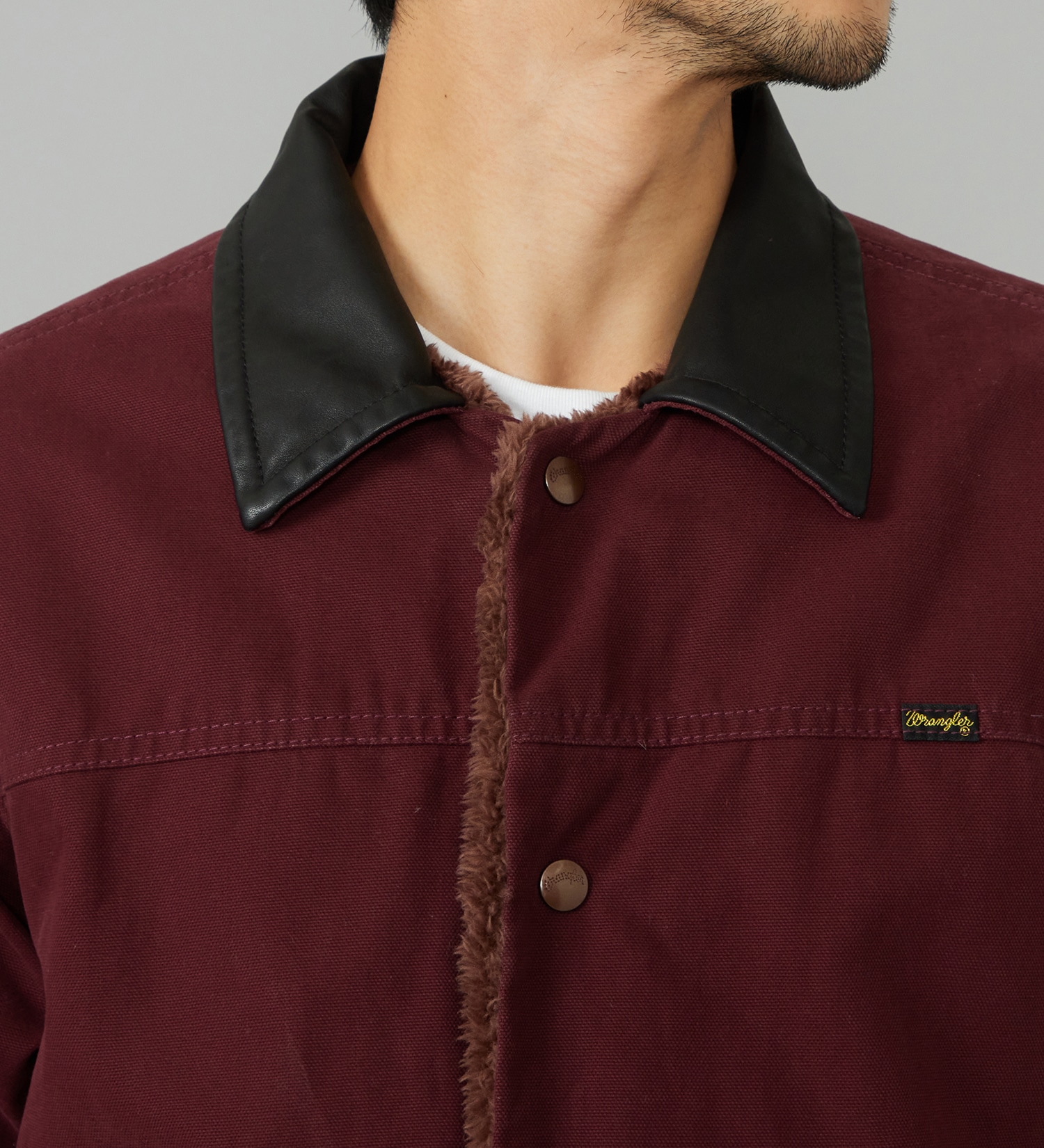 Wrangler(ラングラー)のSHORT BOA JACKET / ショートボアジャケット ダック素材|ジャケット/アウター/その他アウター/メンズ|ワイン