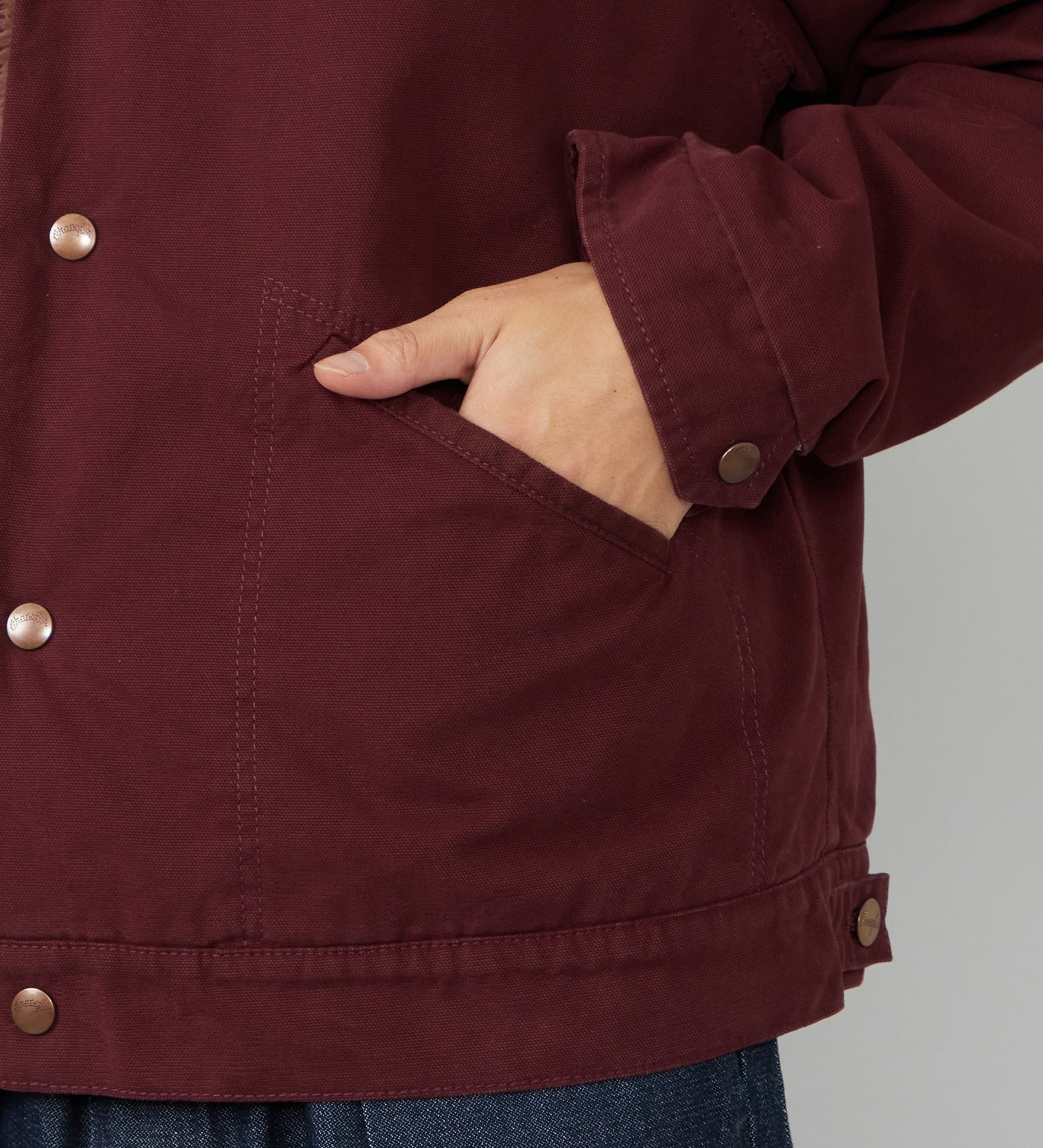 Wrangler(ラングラー)のSHORT BOA JACKET / ショートボアジャケット ダック素材|ジャケット/アウター/その他アウター/メンズ|ワイン