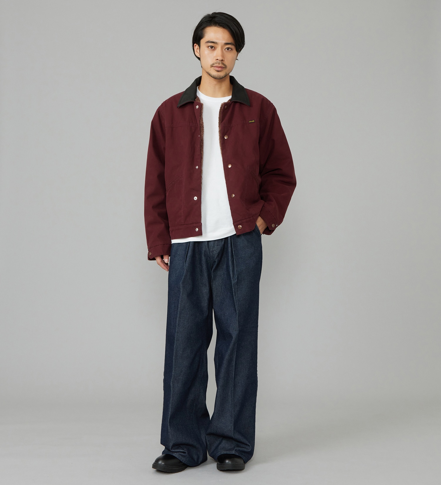 Wrangler(ラングラー)のSHORT BOA JACKET / ショートボアジャケット ダック素材|ジャケット/アウター/その他アウター/メンズ|ワイン