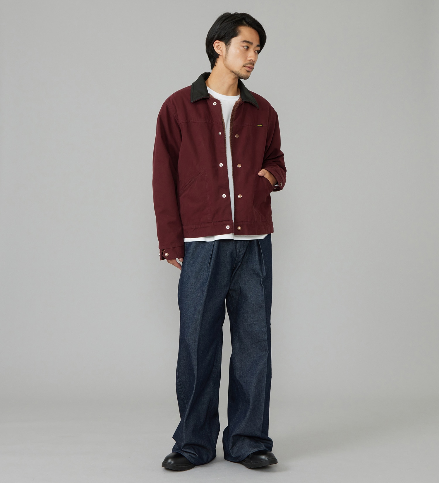 Wrangler(ラングラー)のSHORT BOA JACKET / ショートボアジャケット ダック素材|ジャケット/アウター/その他アウター/メンズ|ワイン