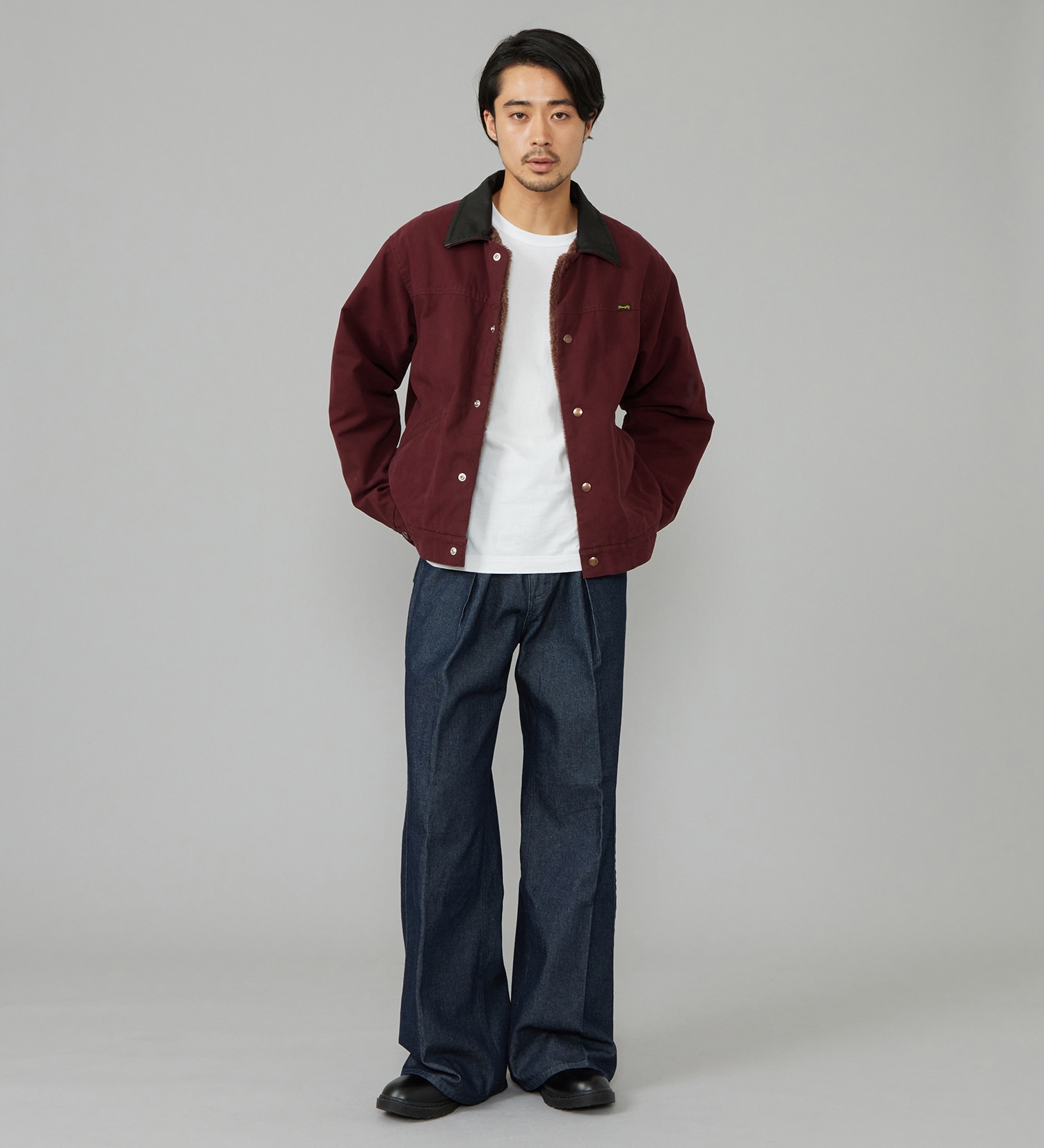Wrangler(ラングラー)のSHORT BOA JACKET / ショートボアジャケット ダック素材|ジャケット/アウター/その他アウター/メンズ|ワイン