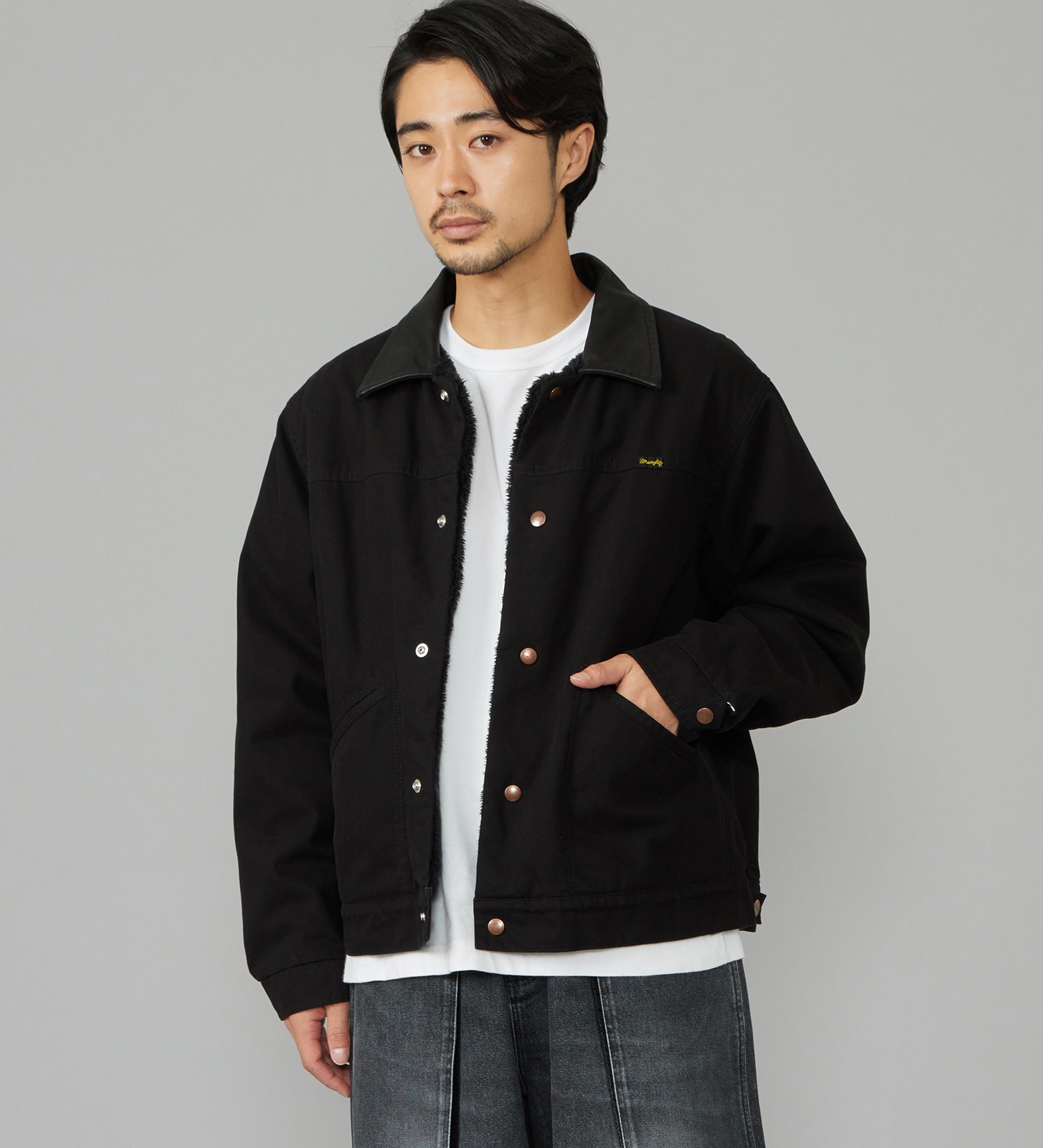 Wrangler(ラングラー)のSHORT BOA JACKET / ショートボアジャケット ダック素材|ジャケット/アウター/その他アウター/メンズ|ブラック