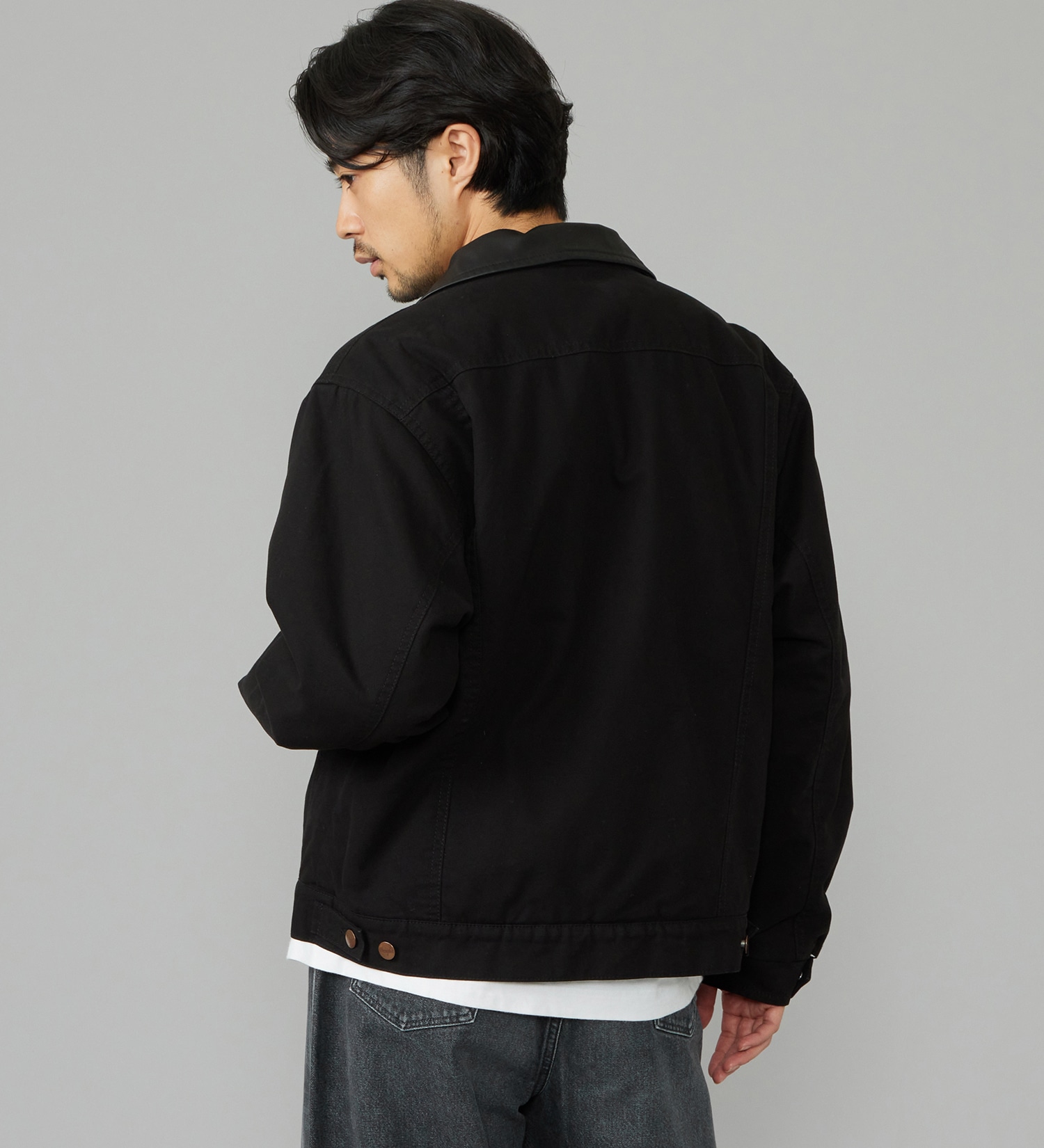 Wrangler(ラングラー)のSHORT BOA JACKET / ショートボアジャケット ダック素材|ジャケット/アウター/その他アウター/メンズ|ブラック