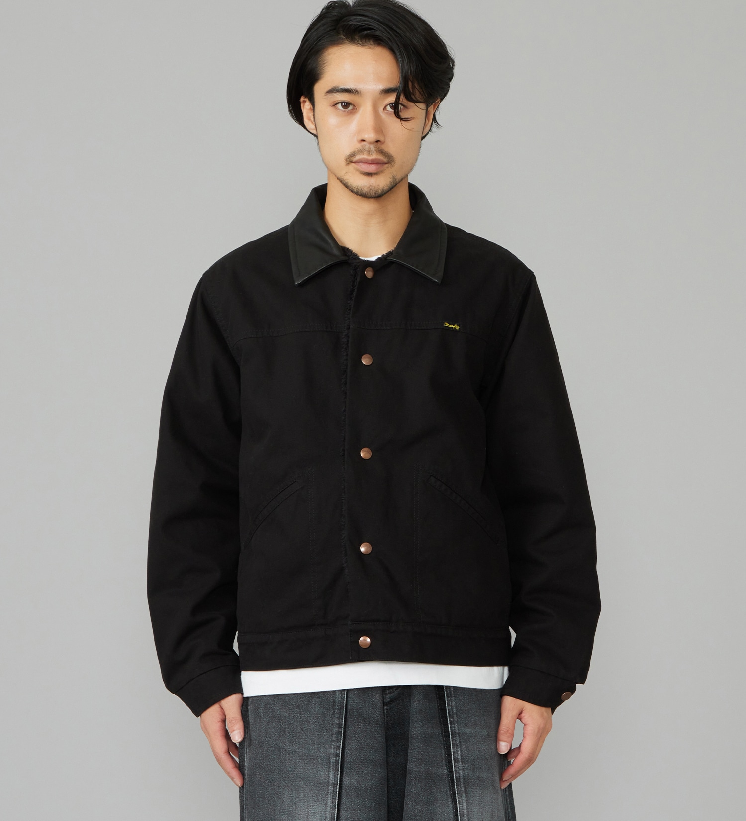 Wrangler(ラングラー)のSHORT BOA JACKET / ショートボアジャケット ダック素材|ジャケット/アウター/その他アウター/メンズ|ブラック