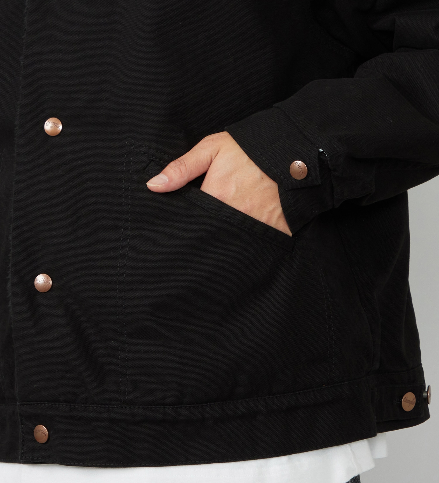 Wrangler(ラングラー)のSHORT BOA JACKET / ショートボアジャケット ダック素材|ジャケット/アウター/その他アウター/メンズ|ブラック