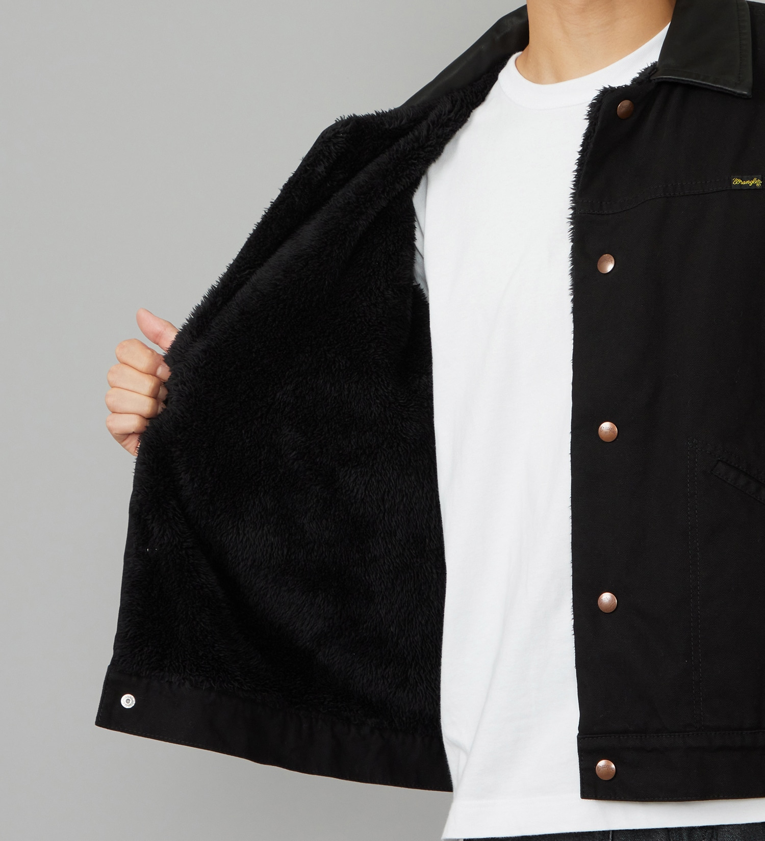 Wrangler(ラングラー)のSHORT BOA JACKET / ショートボアジャケット ダック素材|ジャケット/アウター/その他アウター/メンズ|ブラック