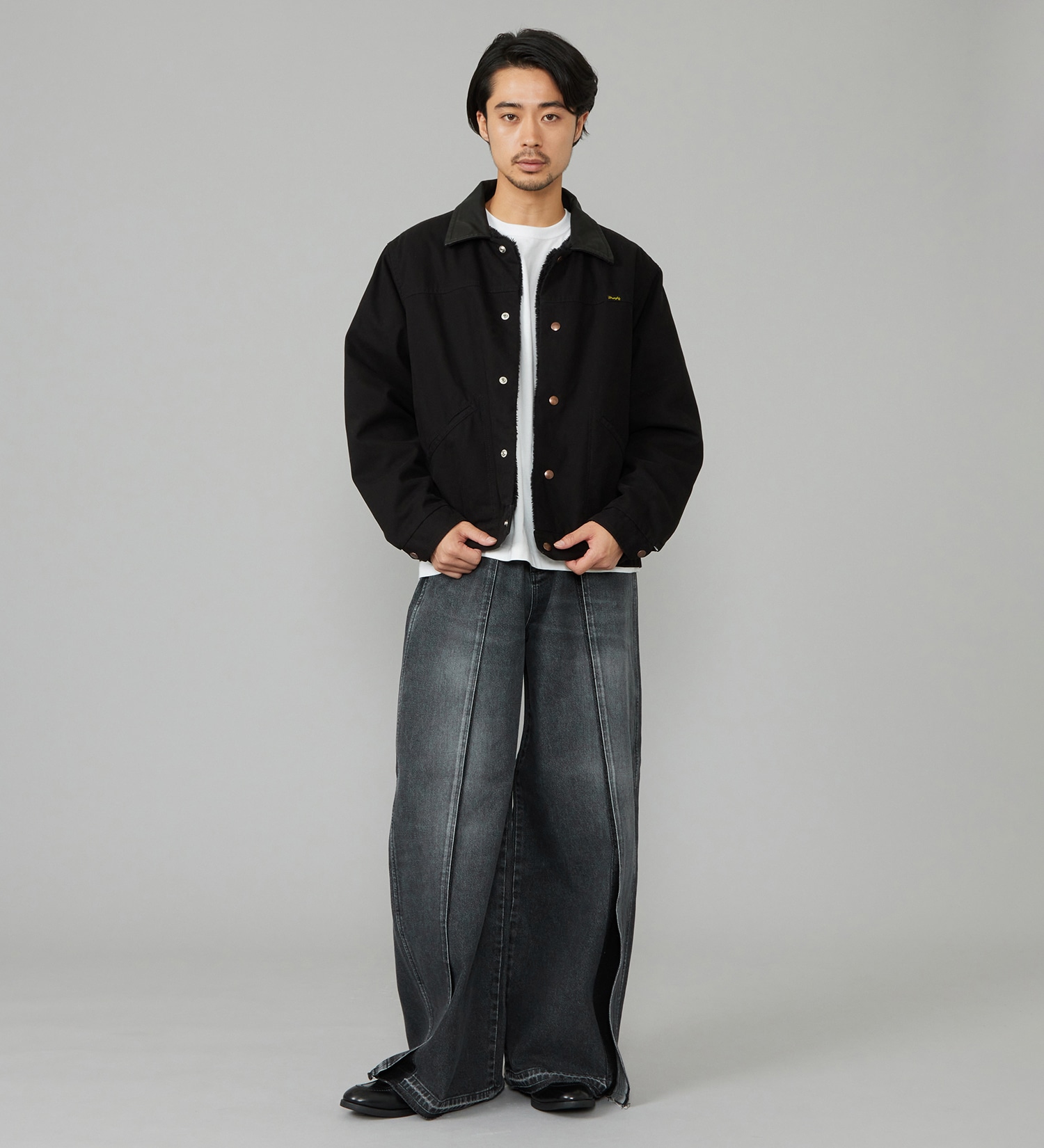 Wrangler(ラングラー)のSHORT BOA JACKET / ショートボアジャケット ダック素材|ジャケット/アウター/その他アウター/メンズ|ブラック