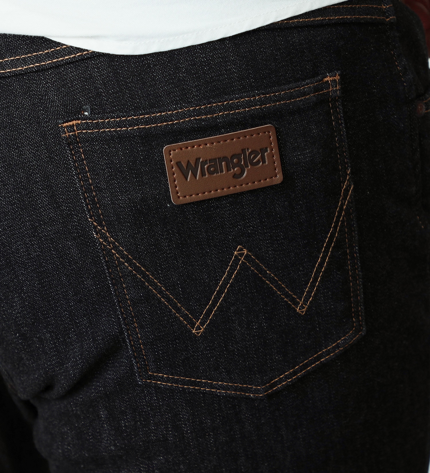 Wrangler(ラングラー)の【Pre SALE】【BASICシリーズ】【大きいサイズ】レギュラーストレートパンツ|パンツ/デニム/ジーンズパンツ/メンズ|ブラックデニム