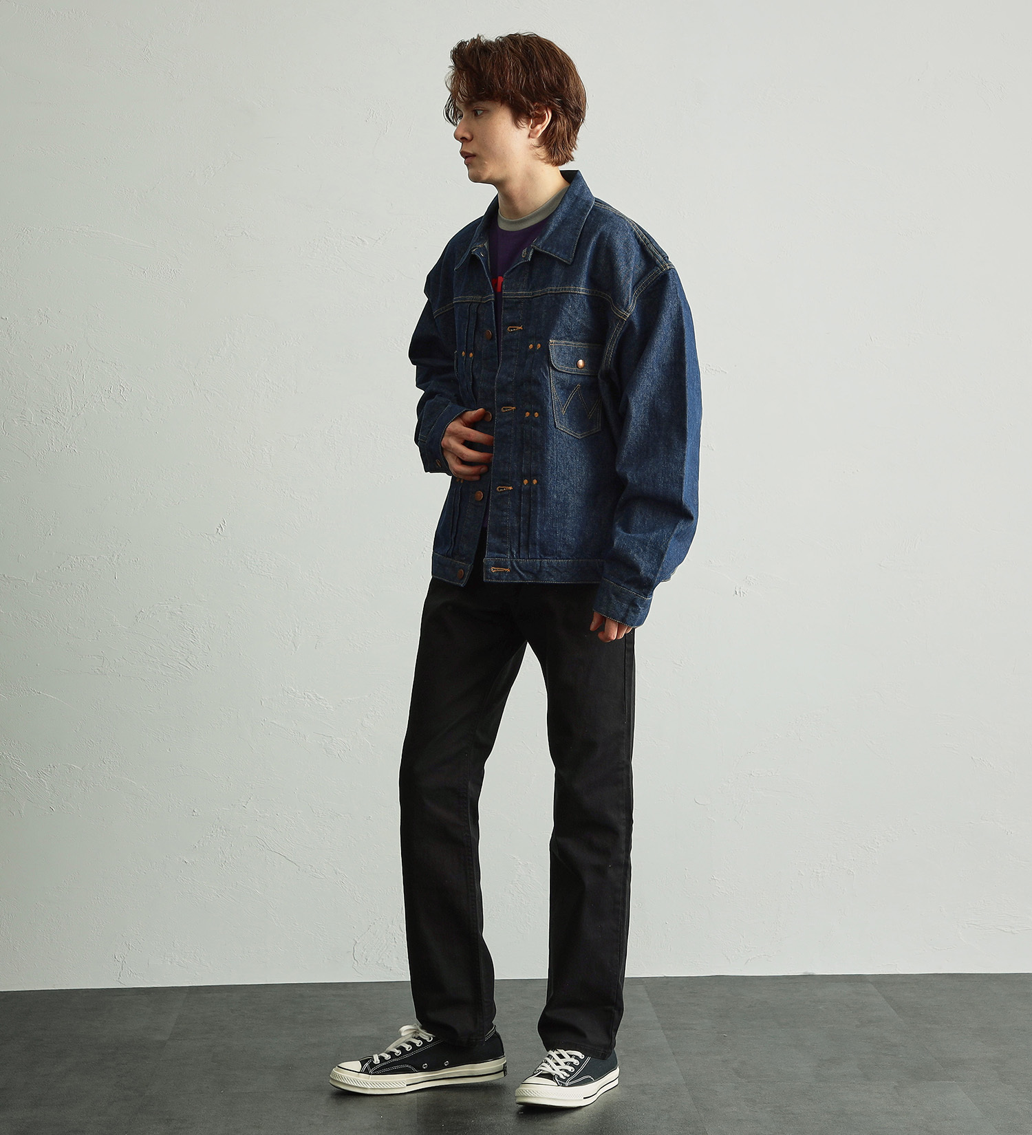 Wrangler(ラングラー)の【WINTER SALE】【BASICシリーズ】レギュラーストレートパンツ|パンツ/パンツ/メンズ|ブラック