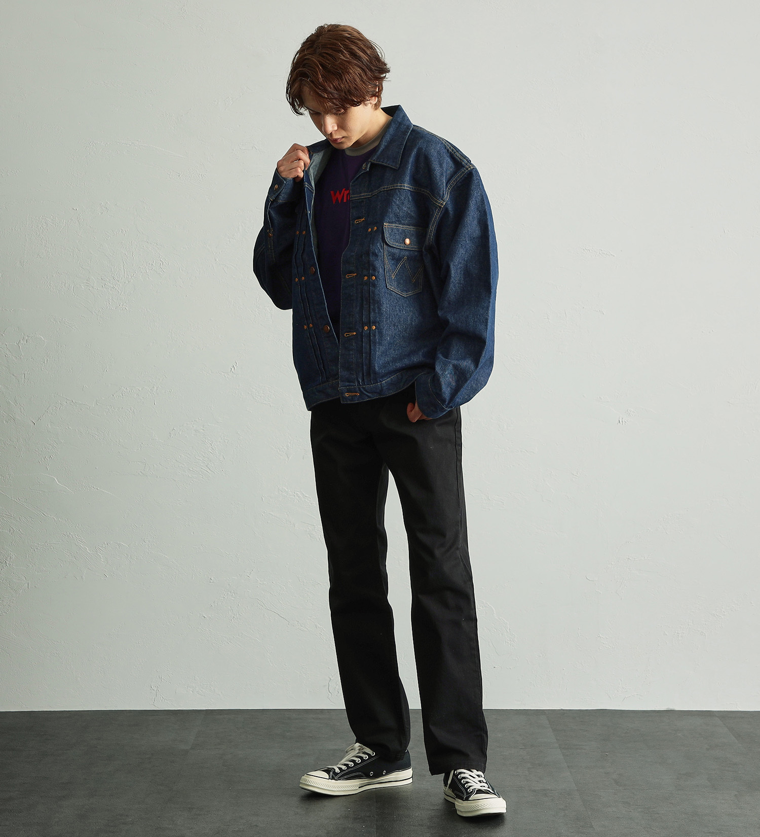 Wrangler(ラングラー)の【WINTER SALE】【BASICシリーズ】レギュラーストレートパンツ|パンツ/パンツ/メンズ|ブラック