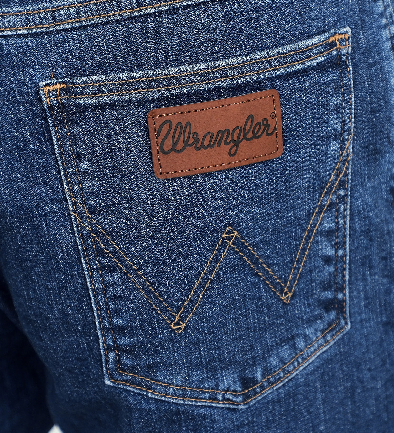 Wrangler(ラングラー)の【ふつうのストレート】BROWNシリーズ　レギュラーストレートパンツ|パンツ/デニムパンツ/メンズ|中色ブルー
