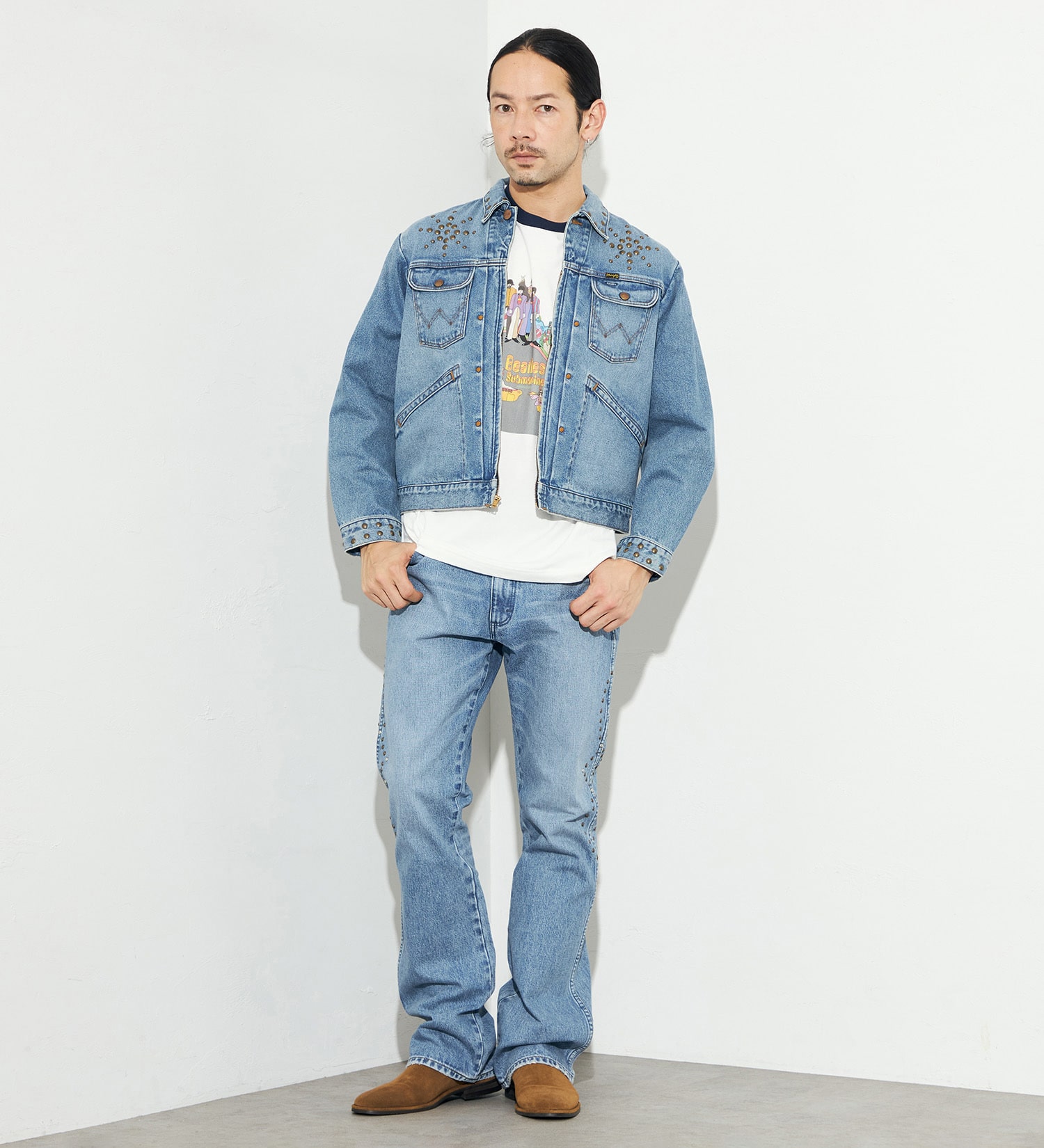 Wrangler(ラングラー)の【US ORIGINAL】24MJZ デニムジャケット|ジャケット/アウター/デニムジャケット/メンズ|淡色ブルー