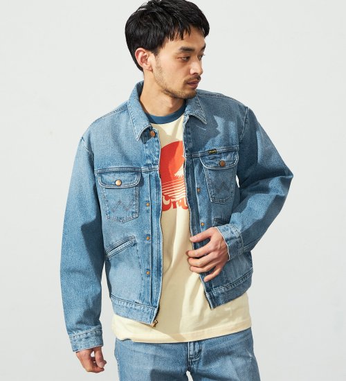 Wrangler(ラングラー)の【US ORIGINAL】24MJZ デニムジャケット|ジャケット/アウター/デニムジャケット/メンズ|中色ブルー