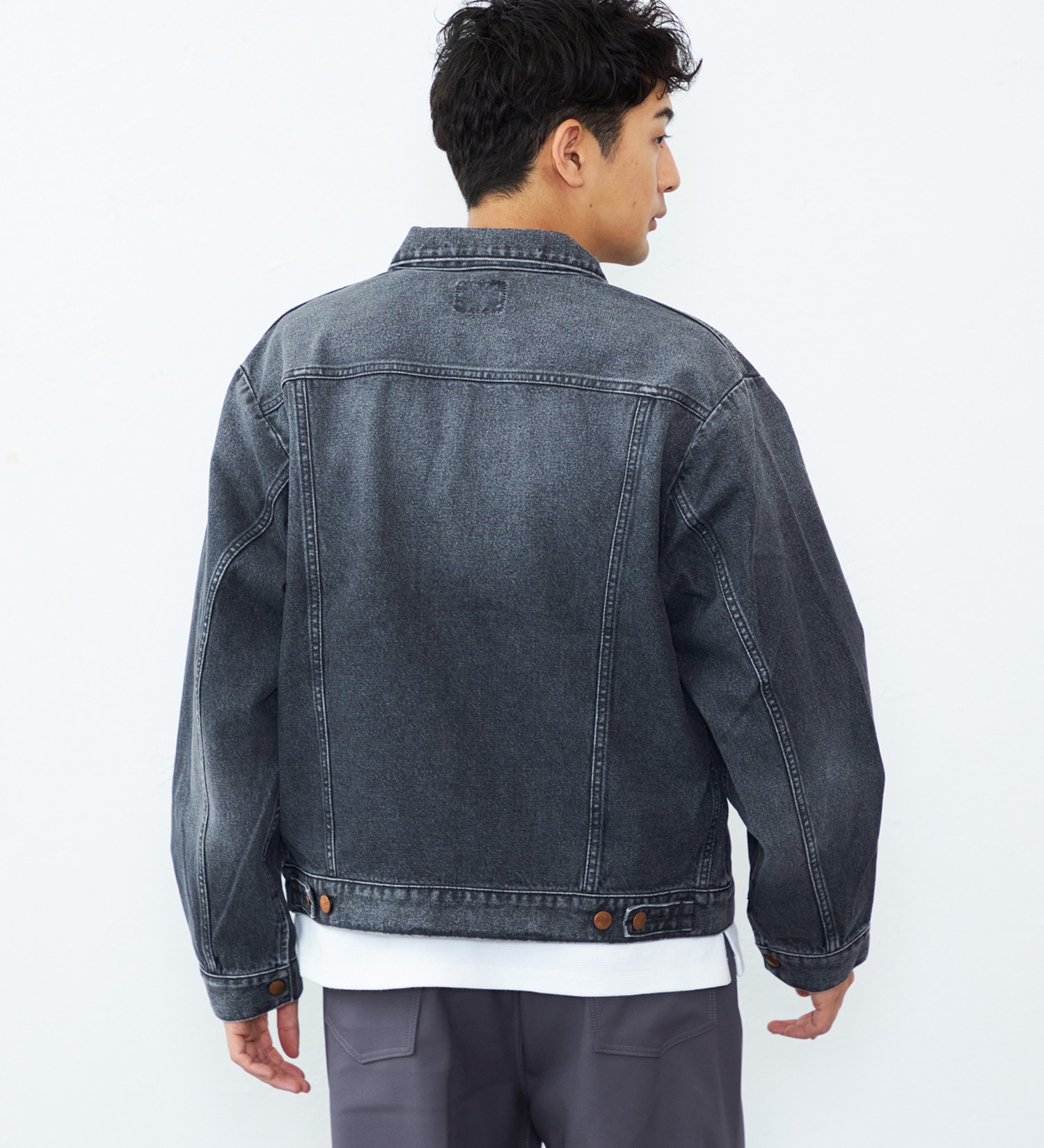 Wrangler(ラングラー)の【US ORIGINAL】24MJZ デニムジャケット|ジャケット/アウター/デニムジャケット/メンズ|ブラックデニム