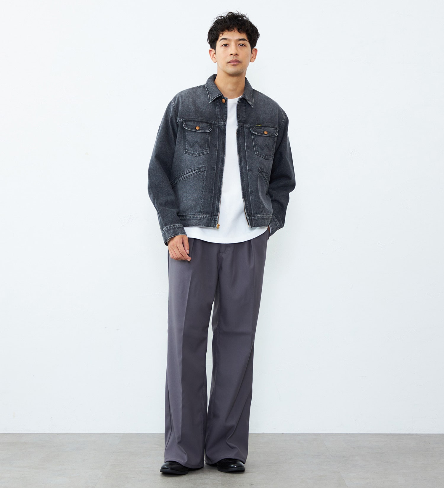 Wrangler(ラングラー)の【US ORIGINAL】24MJZ デニムジャケット|ジャケット/アウター/デニムジャケット/メンズ|ブラックデニム