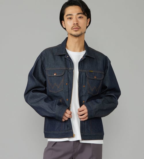 Wrangler(ラングラー)の【試着対象】24MJZ デニムジャケット【US ORIGINAL】|ジャケット/アウター/デニムジャケット/メンズ|インディゴ未洗い