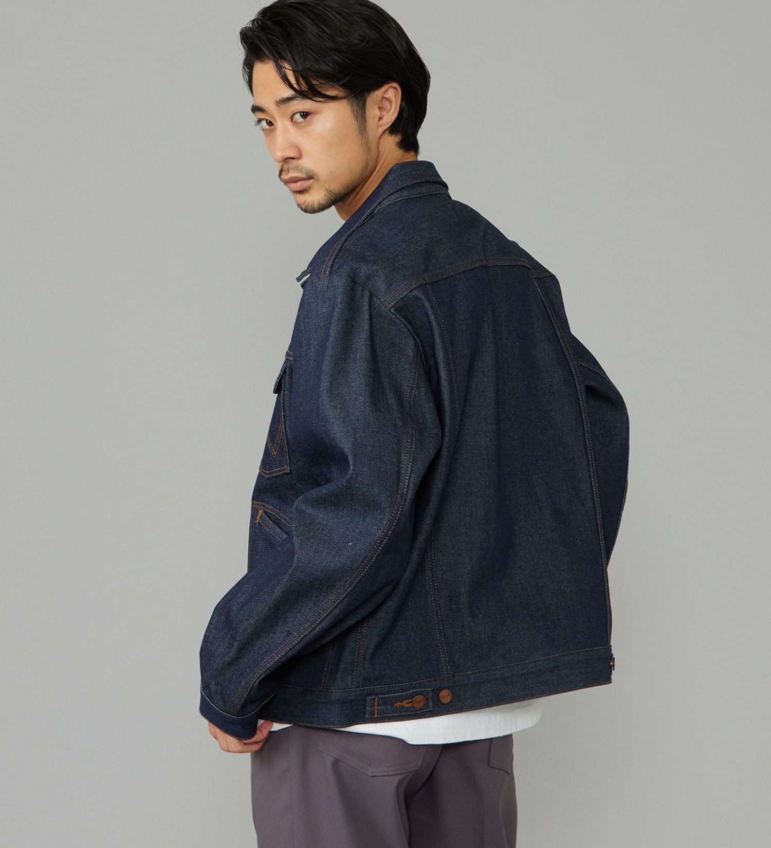 Wrangler(ラングラー)の【試着対象】24MJZ デニムジャケット【US ORIGINAL】|ジャケット/アウター/デニムジャケット/メンズ|インディゴ未洗い