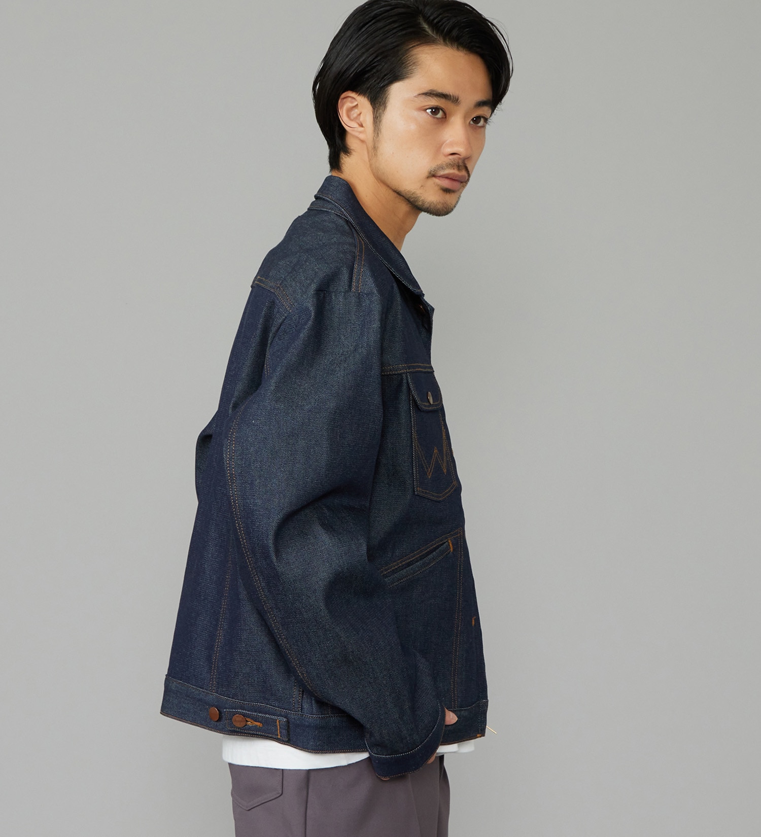 Wrangler(ラングラー)の【試着対象】24MJZ デニムジャケット【US ORIGINAL】|ジャケット/アウター/デニムジャケット/メンズ|インディゴ未洗い