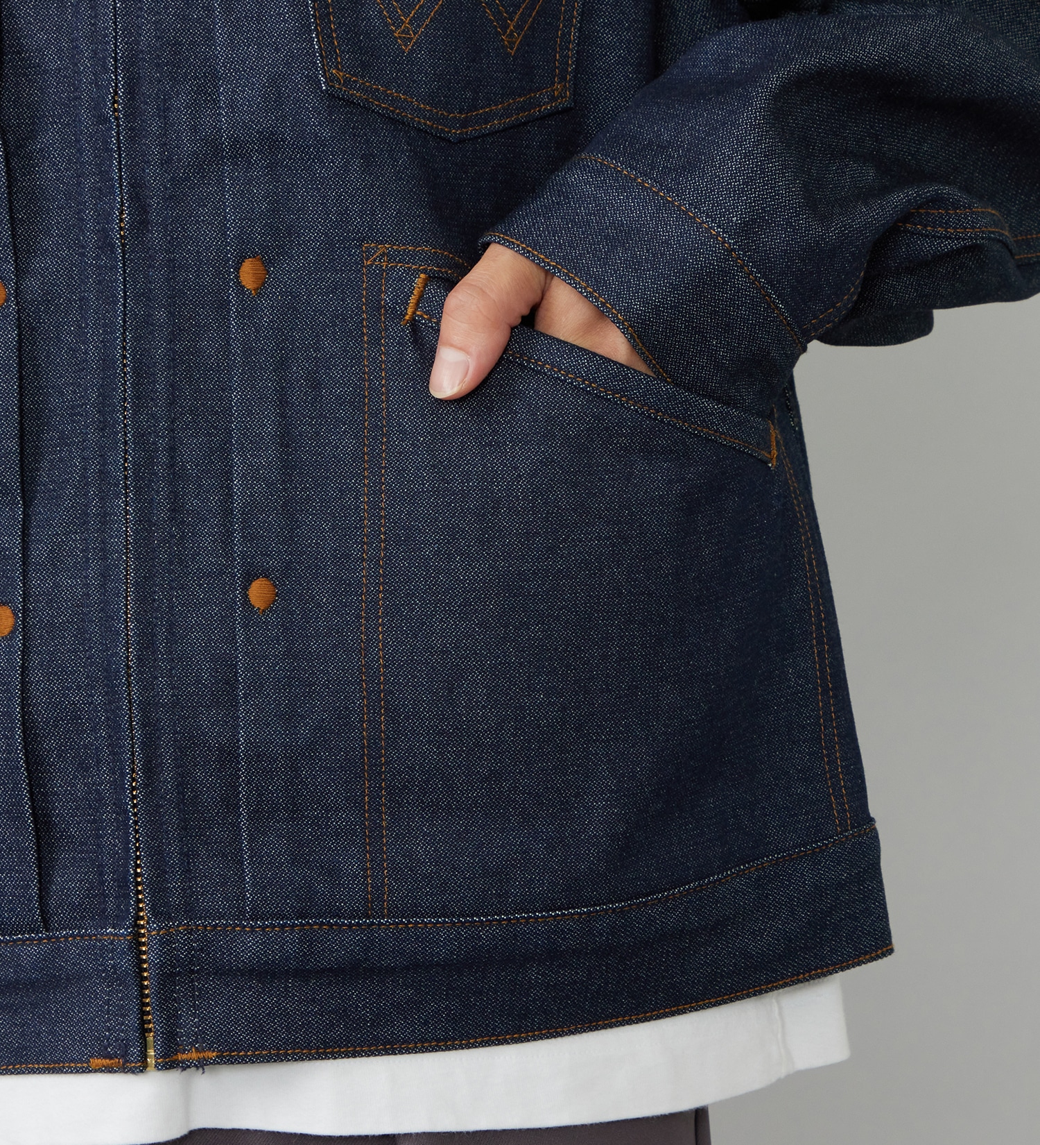Wrangler(ラングラー)の【試着対象】24MJZ デニムジャケット【US ORIGINAL】|ジャケット/アウター/デニムジャケット/メンズ|インディゴ未洗い