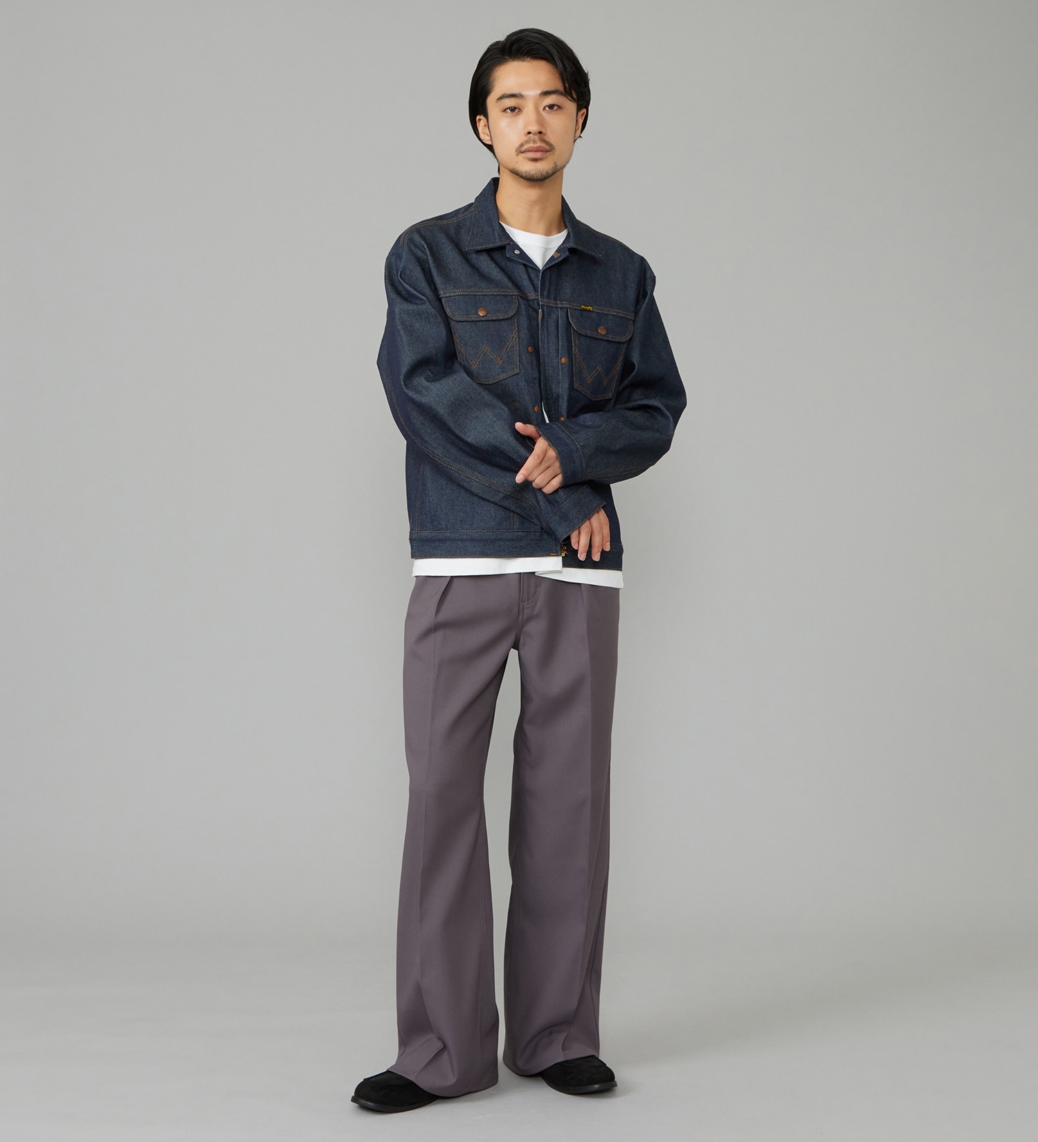 Wrangler(ラングラー)の【試着対象】24MJZ デニムジャケット【US ORIGINAL】|ジャケット/アウター/デニムジャケット/メンズ|インディゴ未洗い