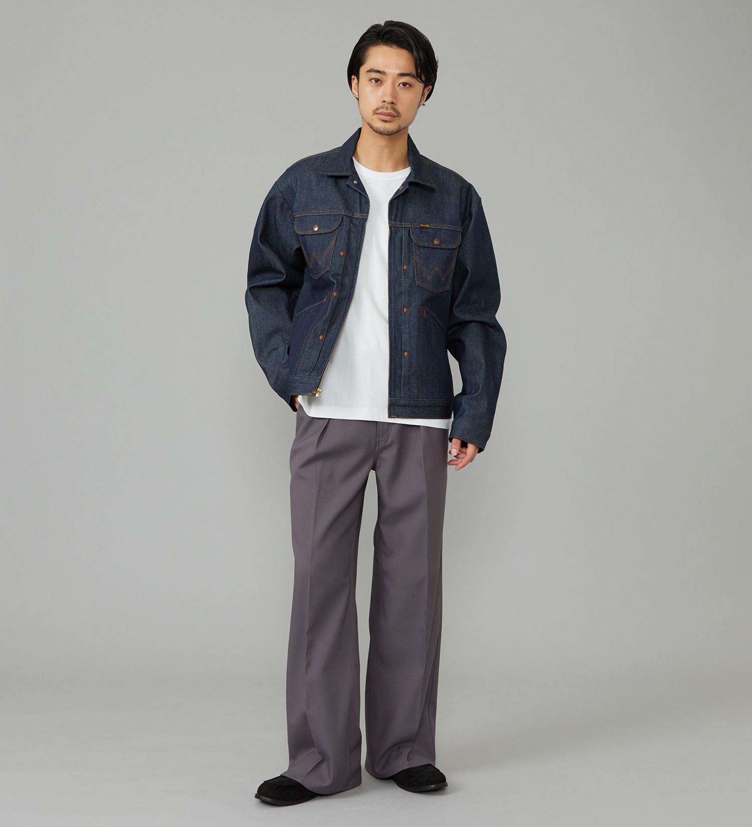 Wrangler(ラングラー)の【試着対象】24MJZ デニムジャケット【US ORIGINAL】|ジャケット/アウター/デニムジャケット/メンズ|インディゴ未洗い