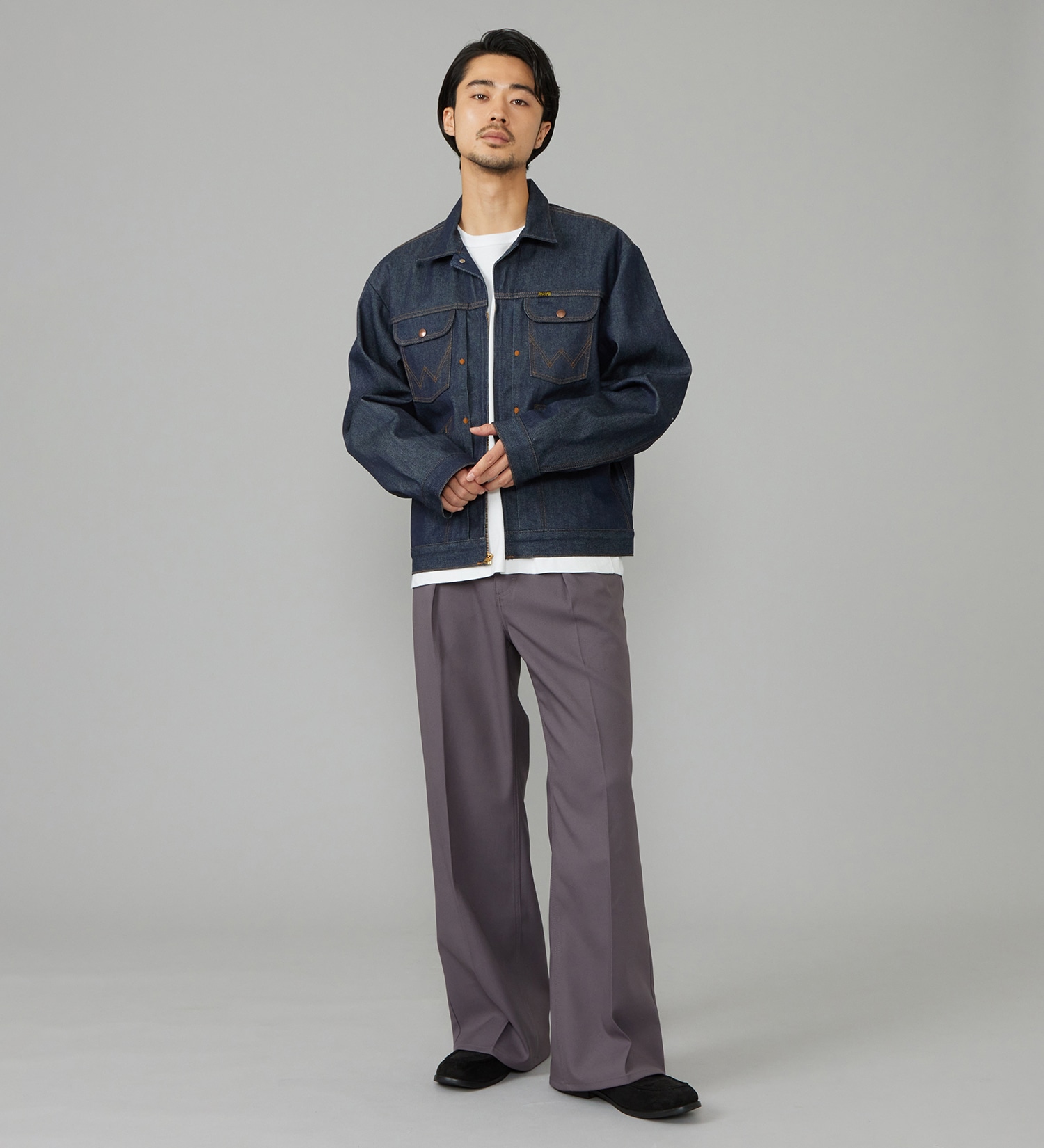 Wrangler(ラングラー)の【試着対象】24MJZ デニムジャケット【US ORIGINAL】|ジャケット/アウター/デニムジャケット/メンズ|インディゴ未洗い