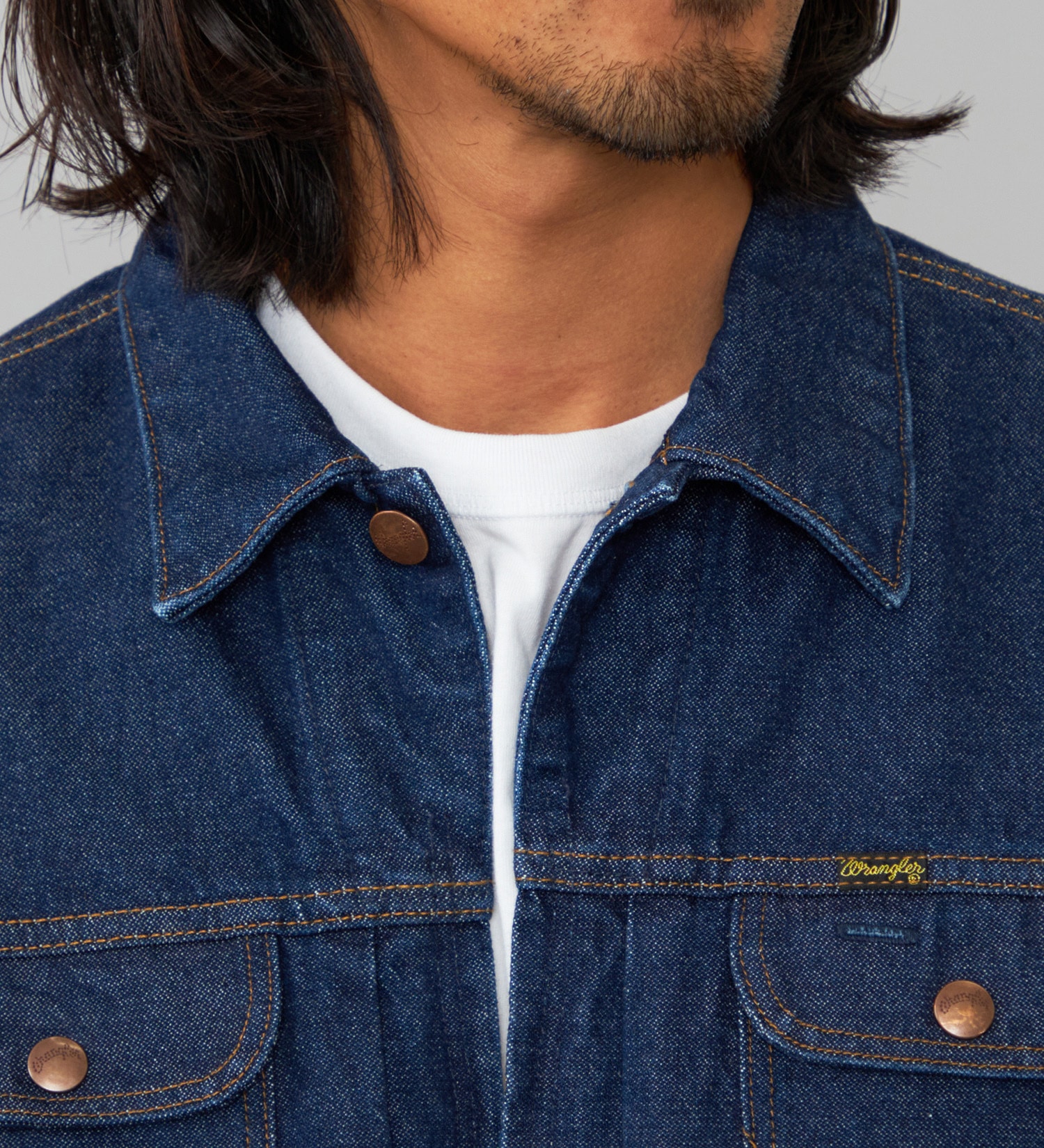 Wrangler(ラングラー)の【US ORIGINAL】24MJZ EMBROIERY デニムジャケット/刺繍|ジャケット/アウター/デニムジャケット/メンズ|インディゴブルー