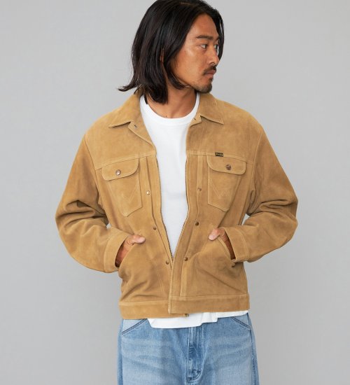 24MJZ GOAT SUEDE LEATHER/ジップジャケット