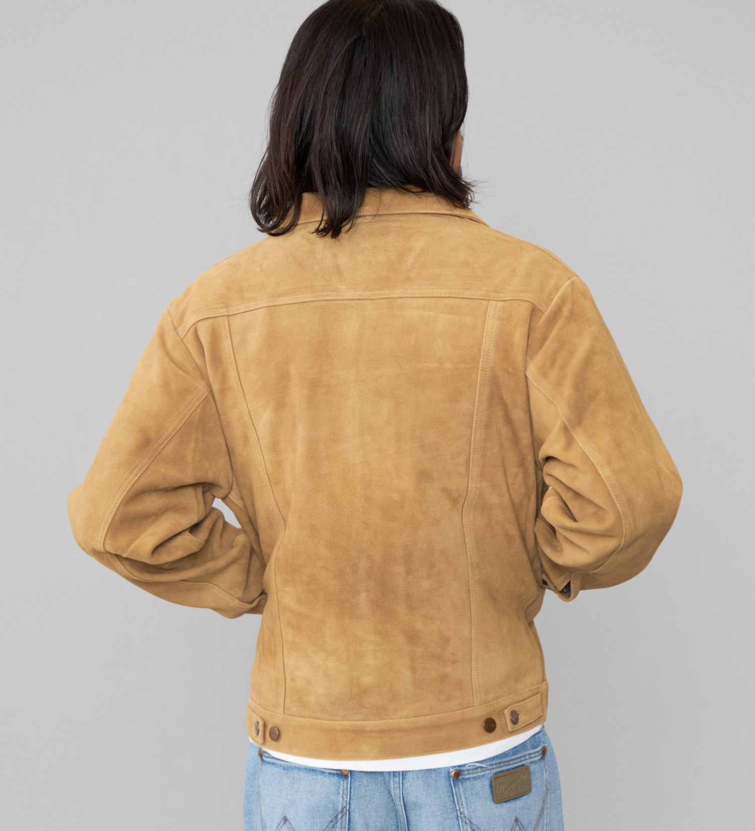Wrangler(ラングラー)の24MJZ GOAT SUEDE LEATHER/ジップジャケット|ジャケット/アウター/その他アウター/メンズ|ライトブラウン