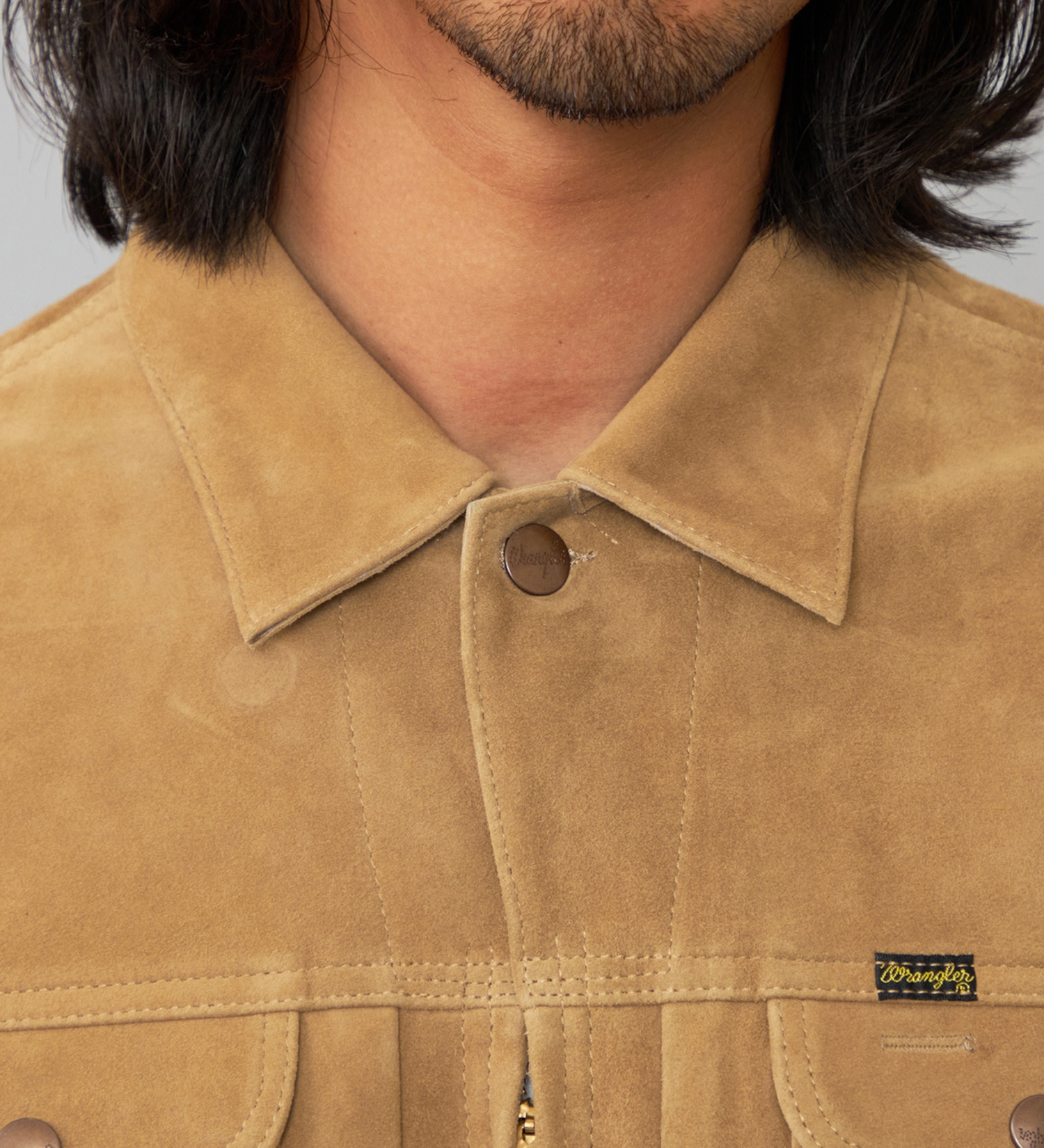 Wrangler(ラングラー)の24MJZ GOAT SUEDE LEATHER/ジップジャケット|ジャケット/アウター/その他アウター/メンズ|ライトブラウン