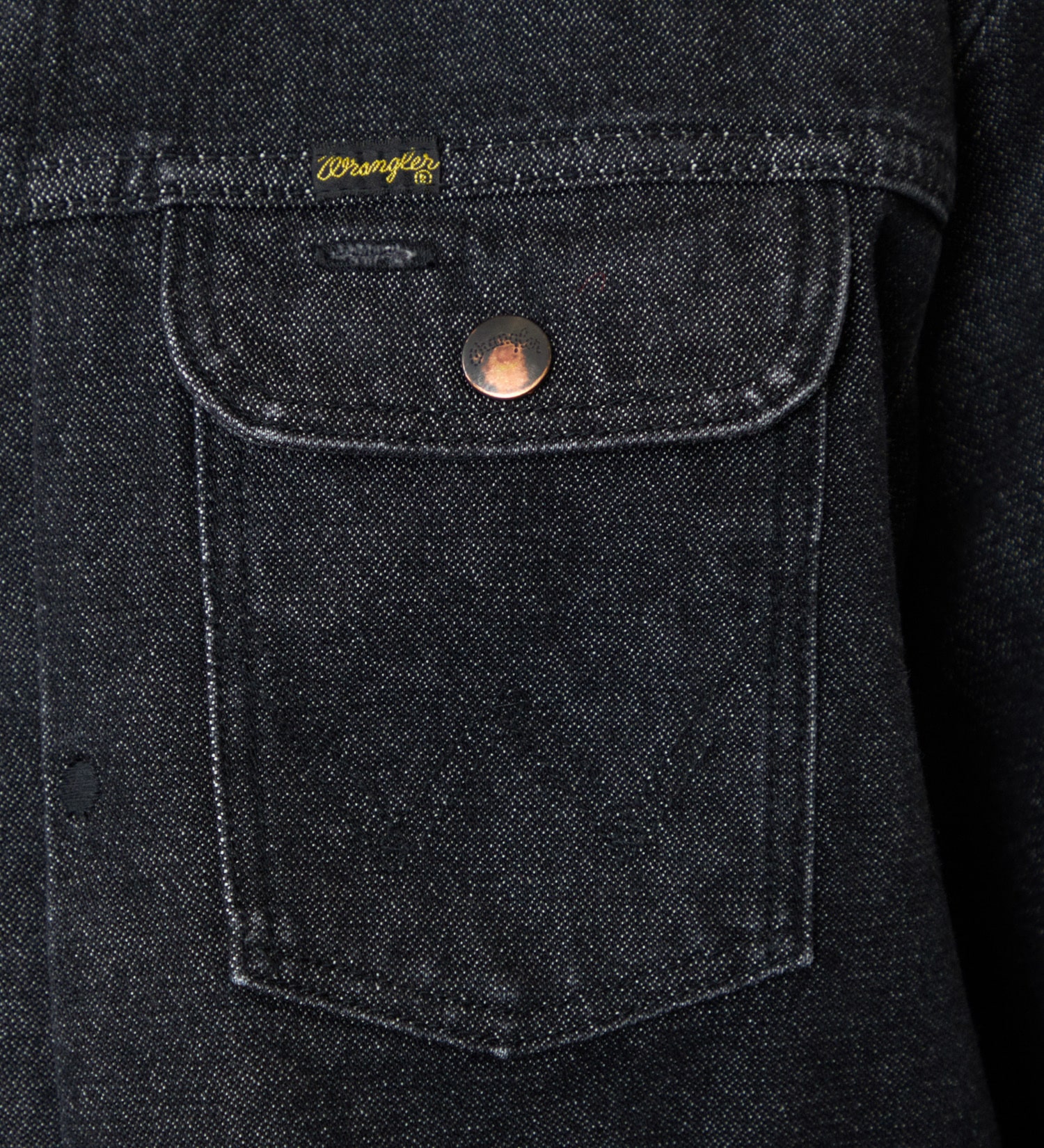 Wrangler(ラングラー)の【US ORIGINAL】24MJZ EMBROIERY デニムジャケット/刺繍|ジャケット/アウター/デニムジャケット/メンズ|ブラックデニム