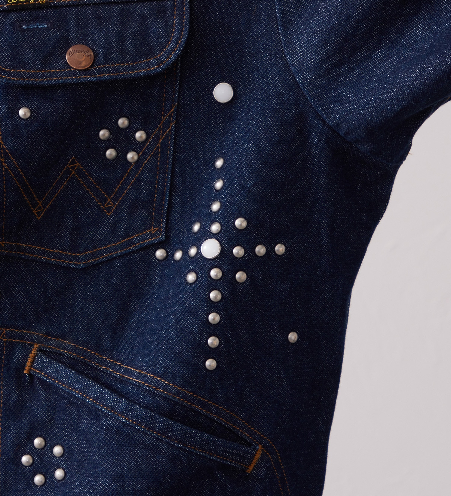 Wrangler(ラングラー)の24MJZ デニムジャケット スタッズ【US ORIGINAL】|ジャケット/アウター/デニムジャケット/メンズ|インディゴブルー