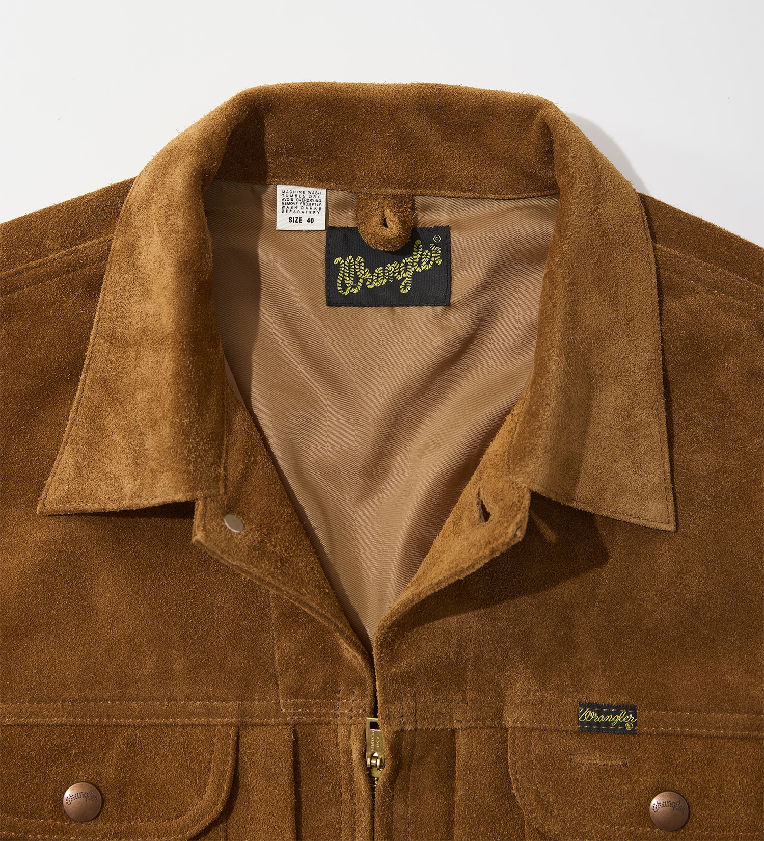 Wrangler(ラングラー)の【試着対象】24MJZ ジップジャケット / カウスエード【US ORIGINAL】|ジャケット/アウター/その他アウター/メンズ|キャメル