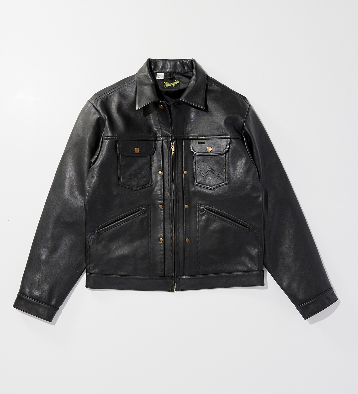 Wrangler(ラングラー)の24MJZ LEATHER【ゴートレザー】/ジャケット|ジャケット/アウター/その他アウター/メンズ|ブラック
