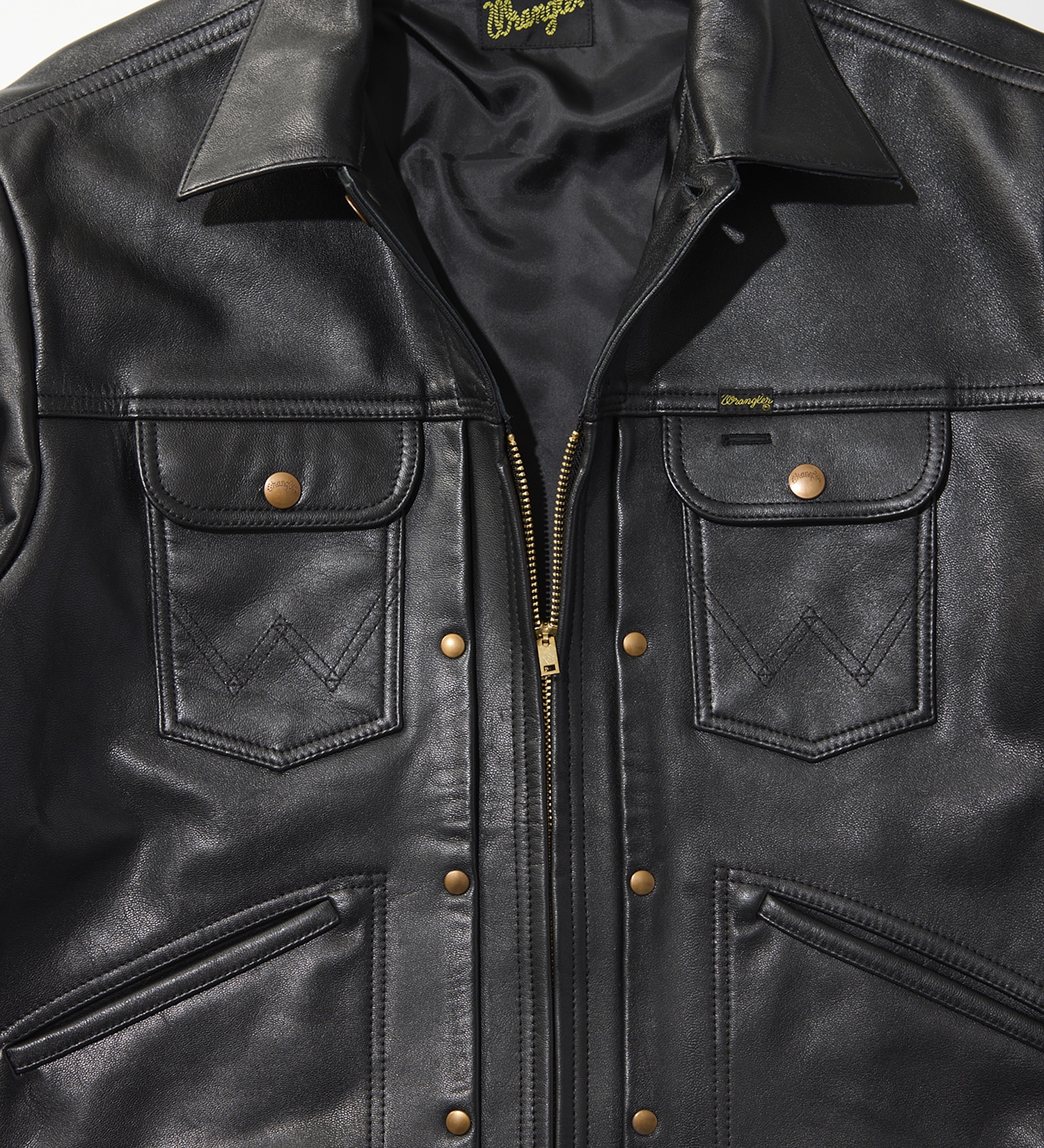 Wrangler(ラングラー)の24MJZ LEATHER【ゴートレザー】/ジャケット|ジャケット/アウター/その他アウター/メンズ|ブラック