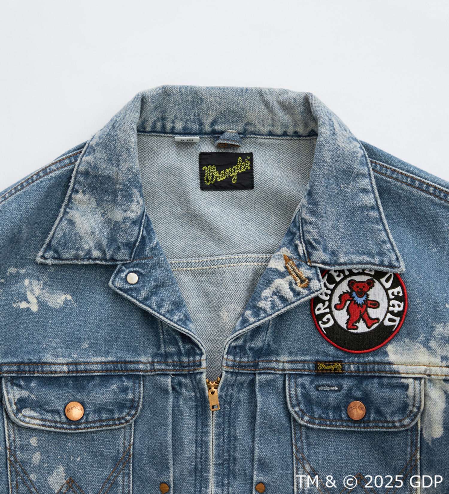 Wrangler(ラングラー)のGrateful Dead x Wrangler 24MJZ WREMAKE DENIM JACKET|ジャケット/アウター/デニムジャケット/メンズ|中色ブルー