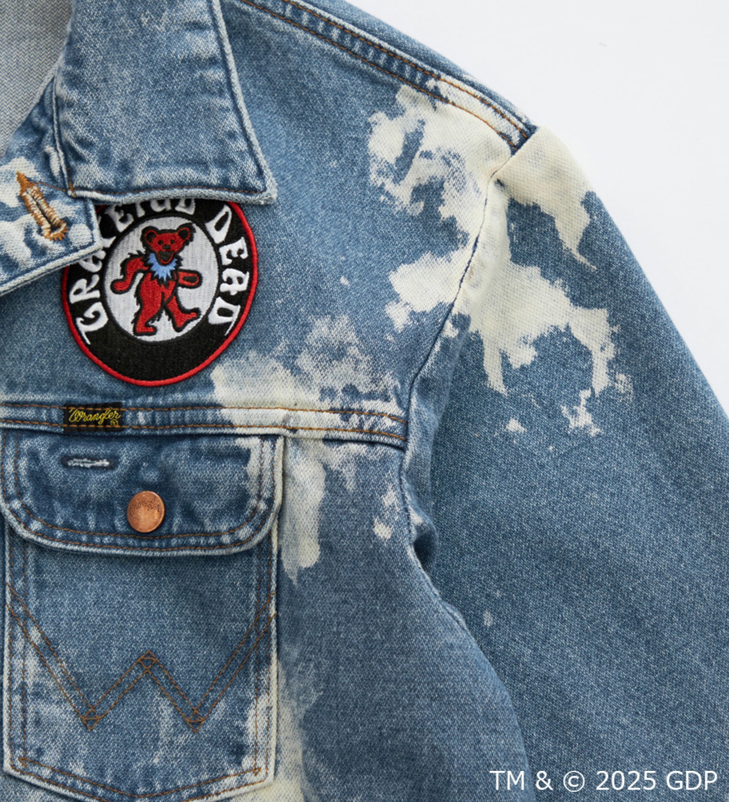 Wrangler(ラングラー)のGrateful Dead x Wrangler 24MJZ WREMAKE DENIM JACKET|ジャケット/アウター/デニムジャケット/メンズ|中色ブルー